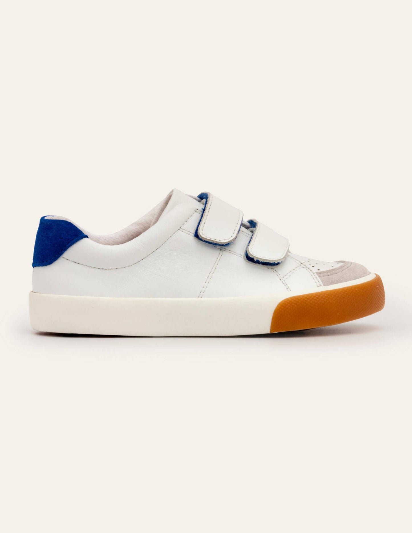 Niedrige Sneaker aus Leder-Weiß