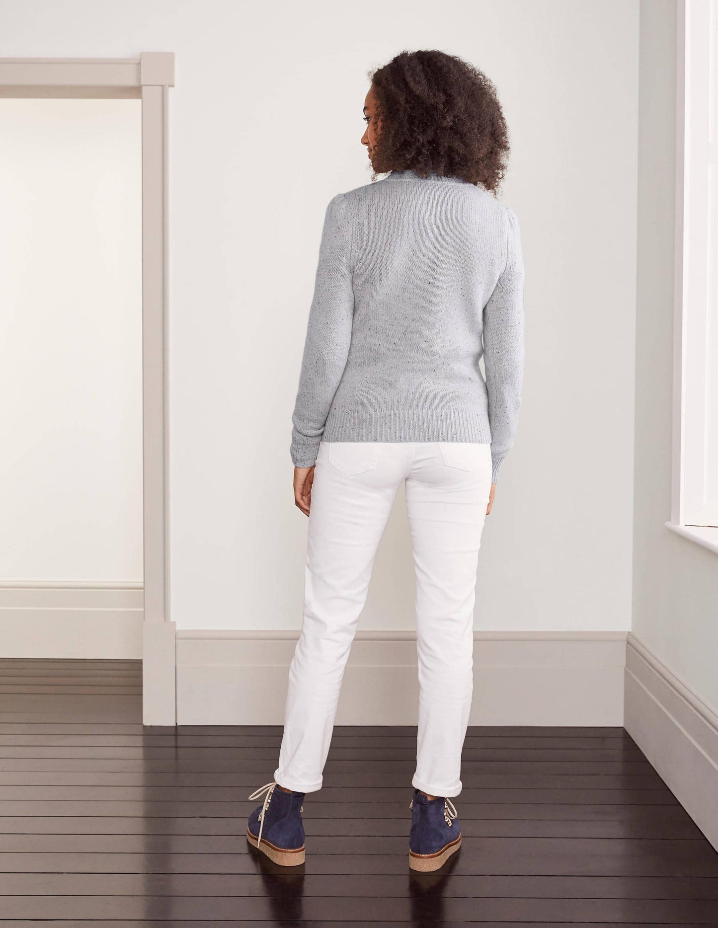 Cardigan Beaufort en cachemire-Winter Slate Nep