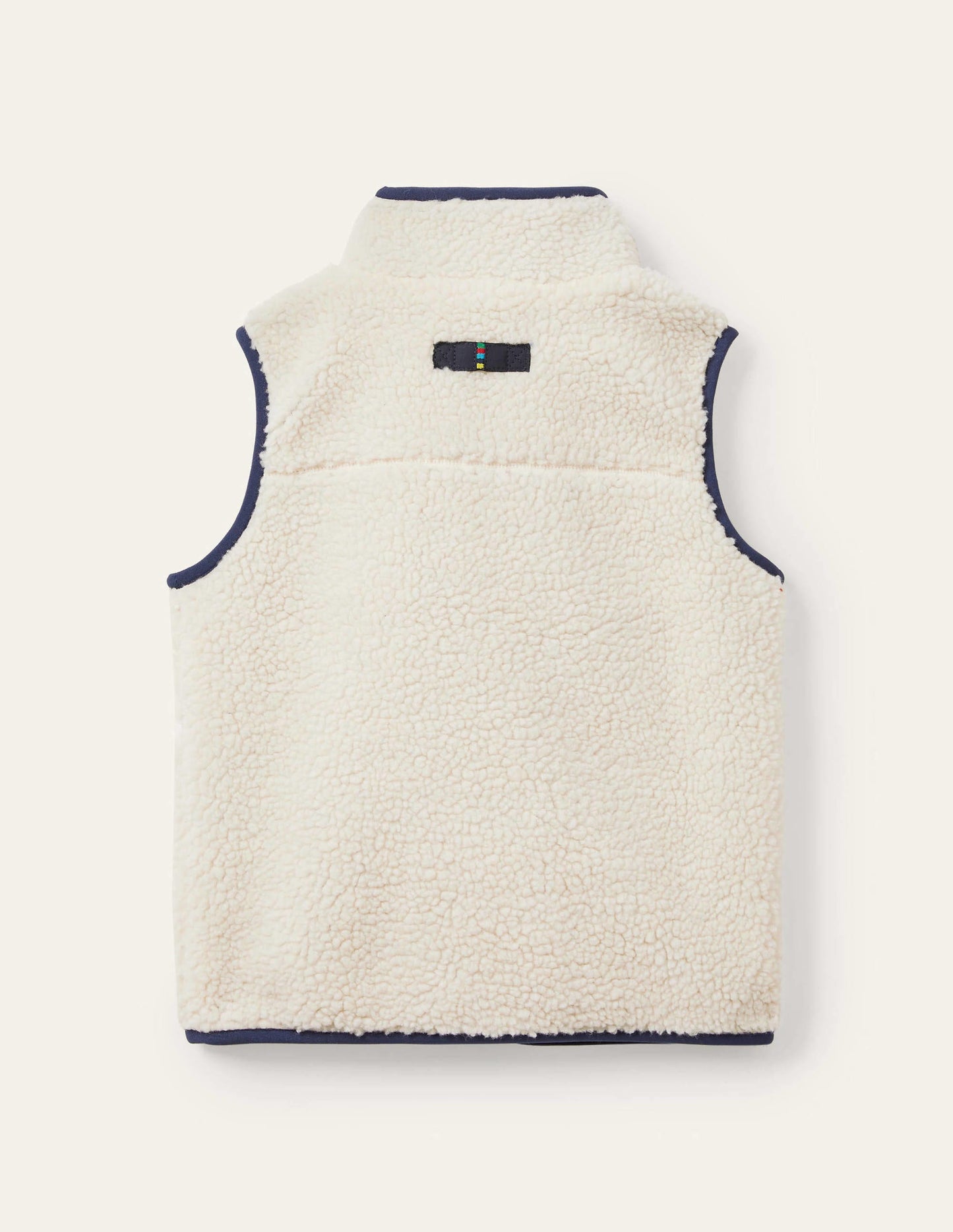 Weste mit Sherpafutter-Natur/Hellbraun