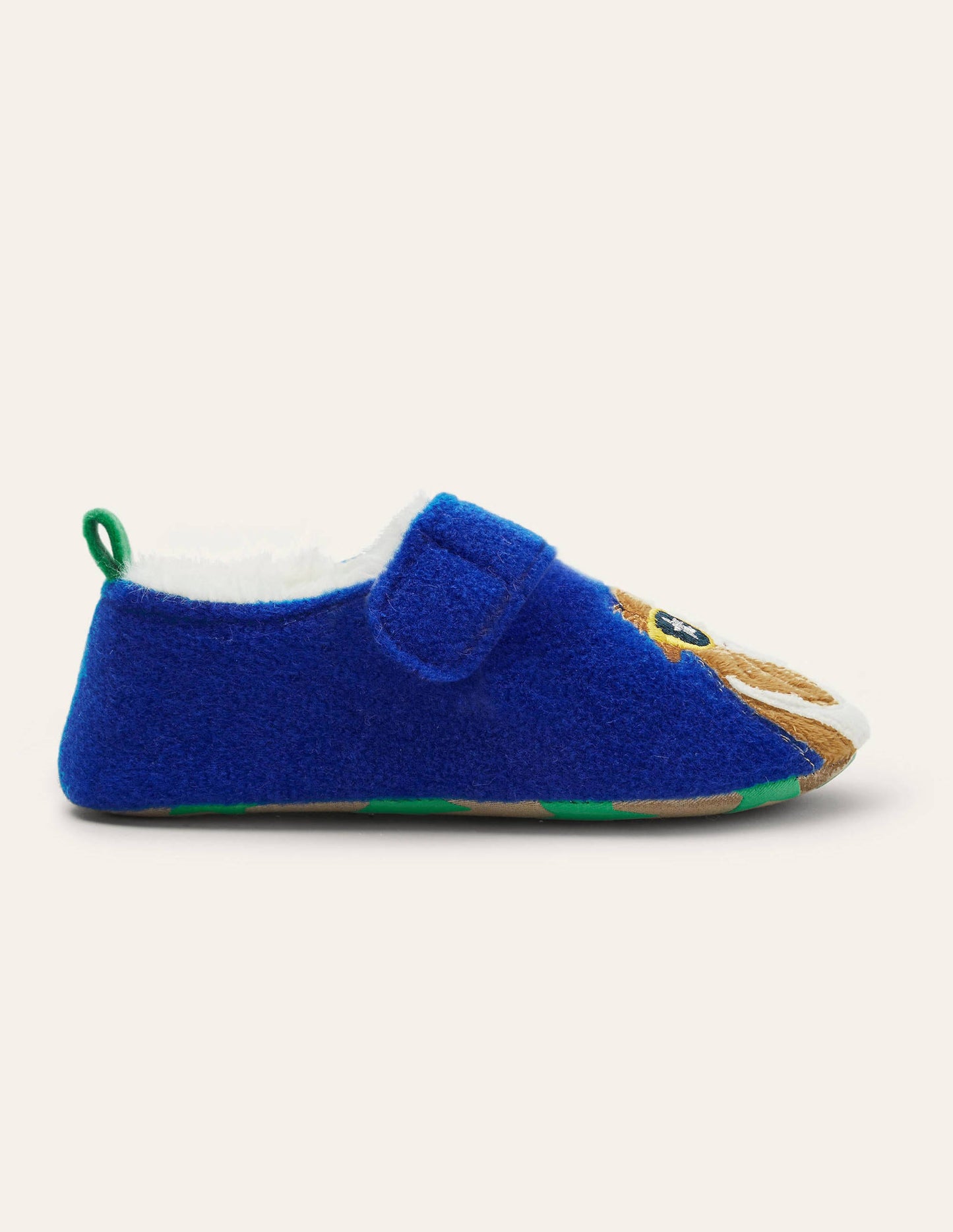 Meerschweinchen-Filzslipper-Blitzblau