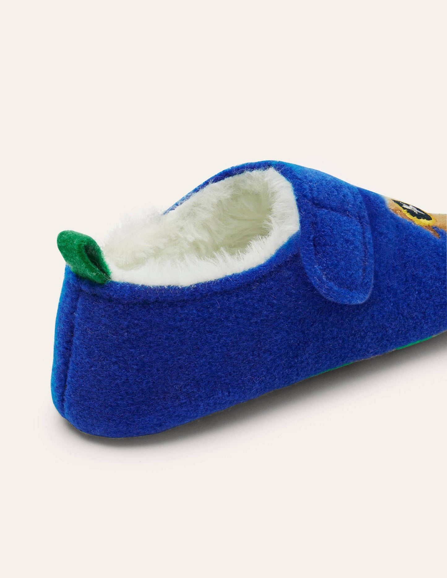 Meerschweinchen-Filzslipper-Blitzblau