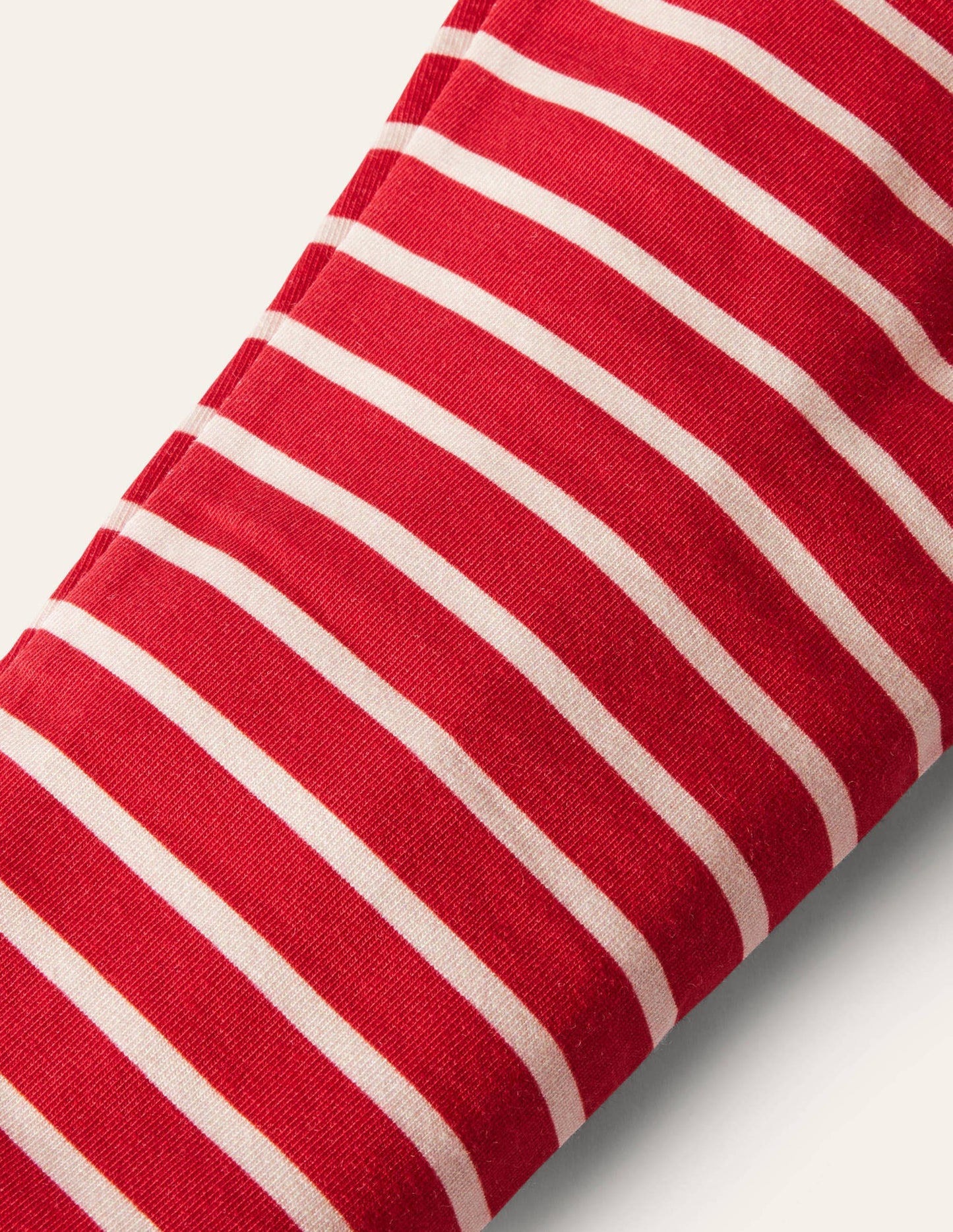 Fröhliche Leggings-Rockabilly-Rot/Naturweiß