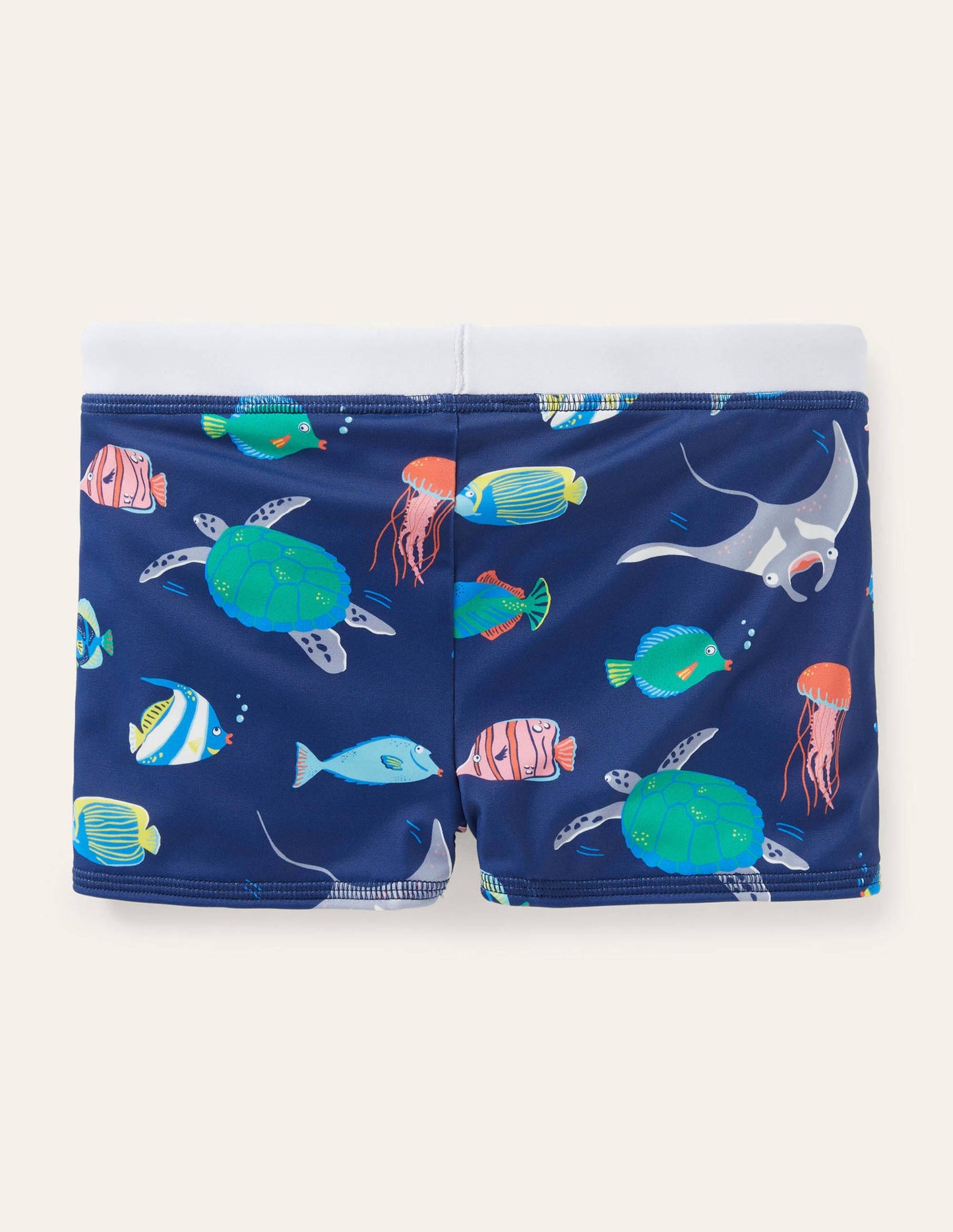 Badehose-Segelblau, Fische
