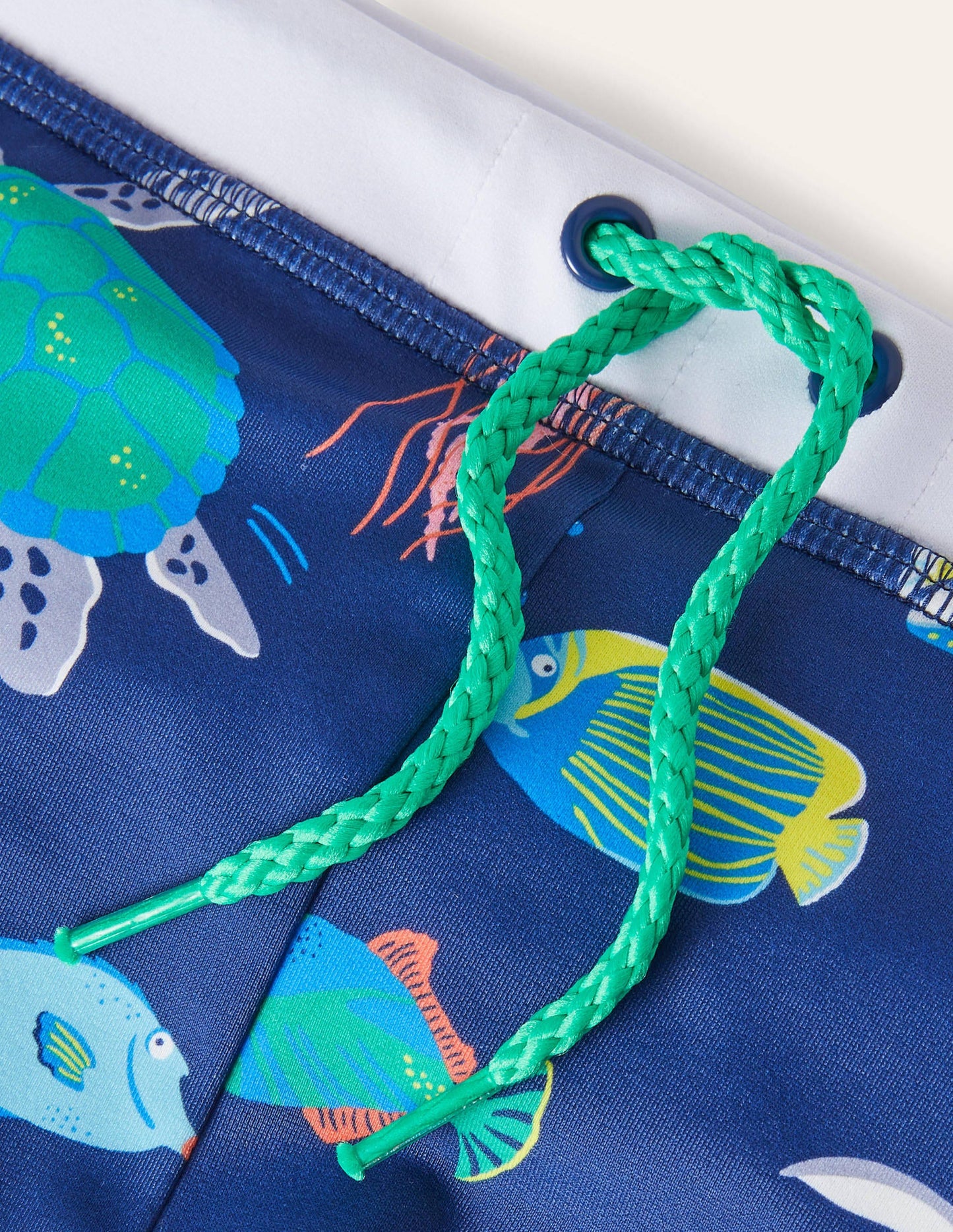 Badehose-Segelblau, Fische