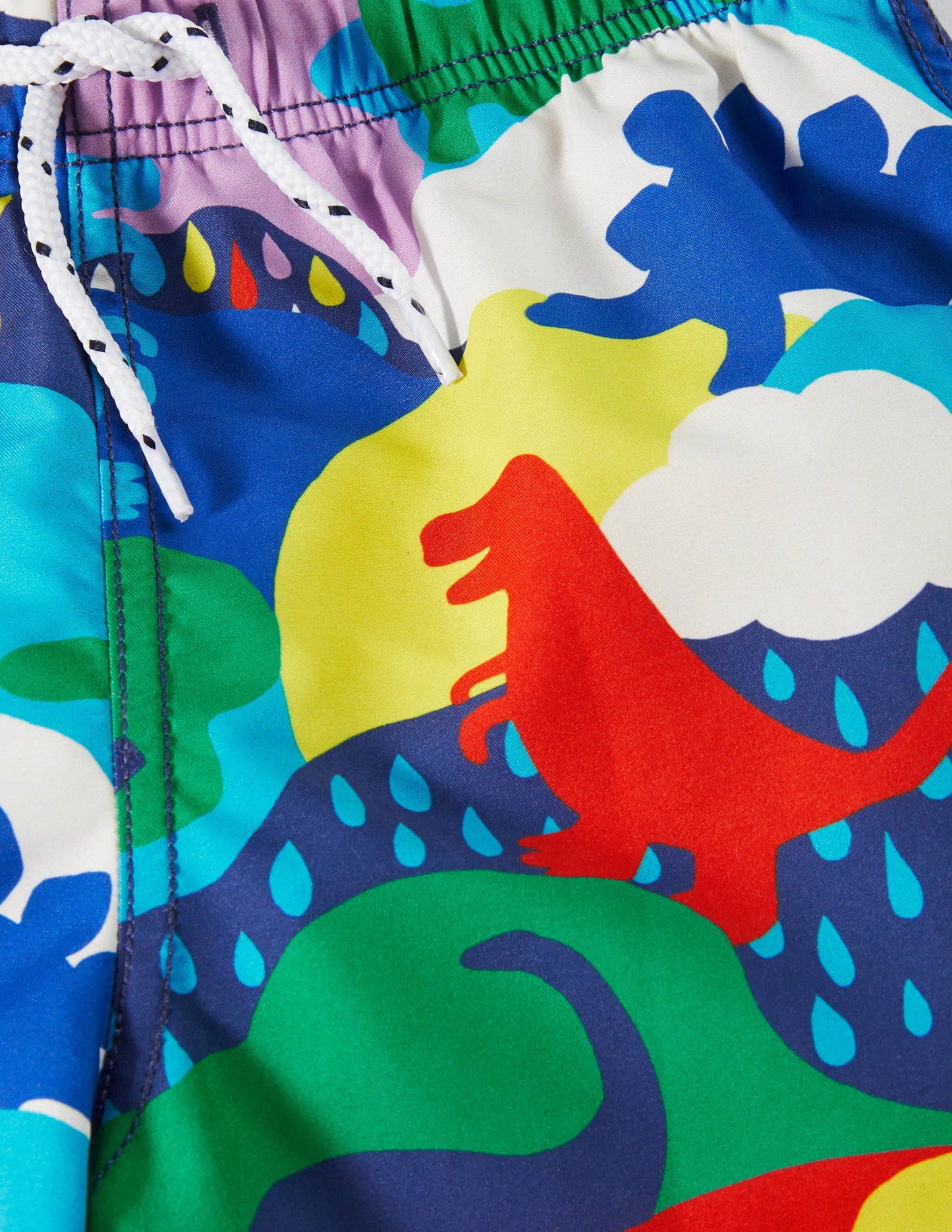 Badeshorts-Regenbogenfarben, Dinosaurier