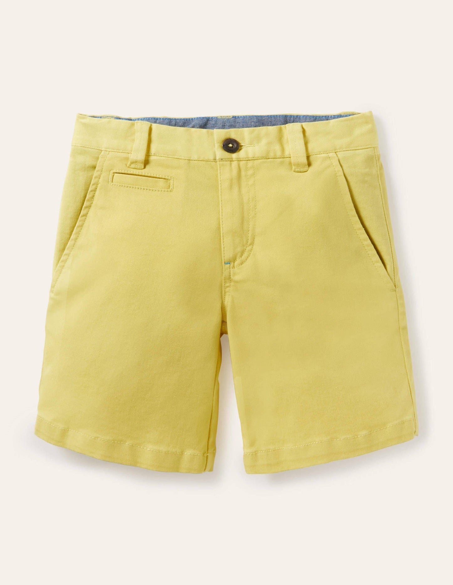 Chino-Shorts-Ananasgelb