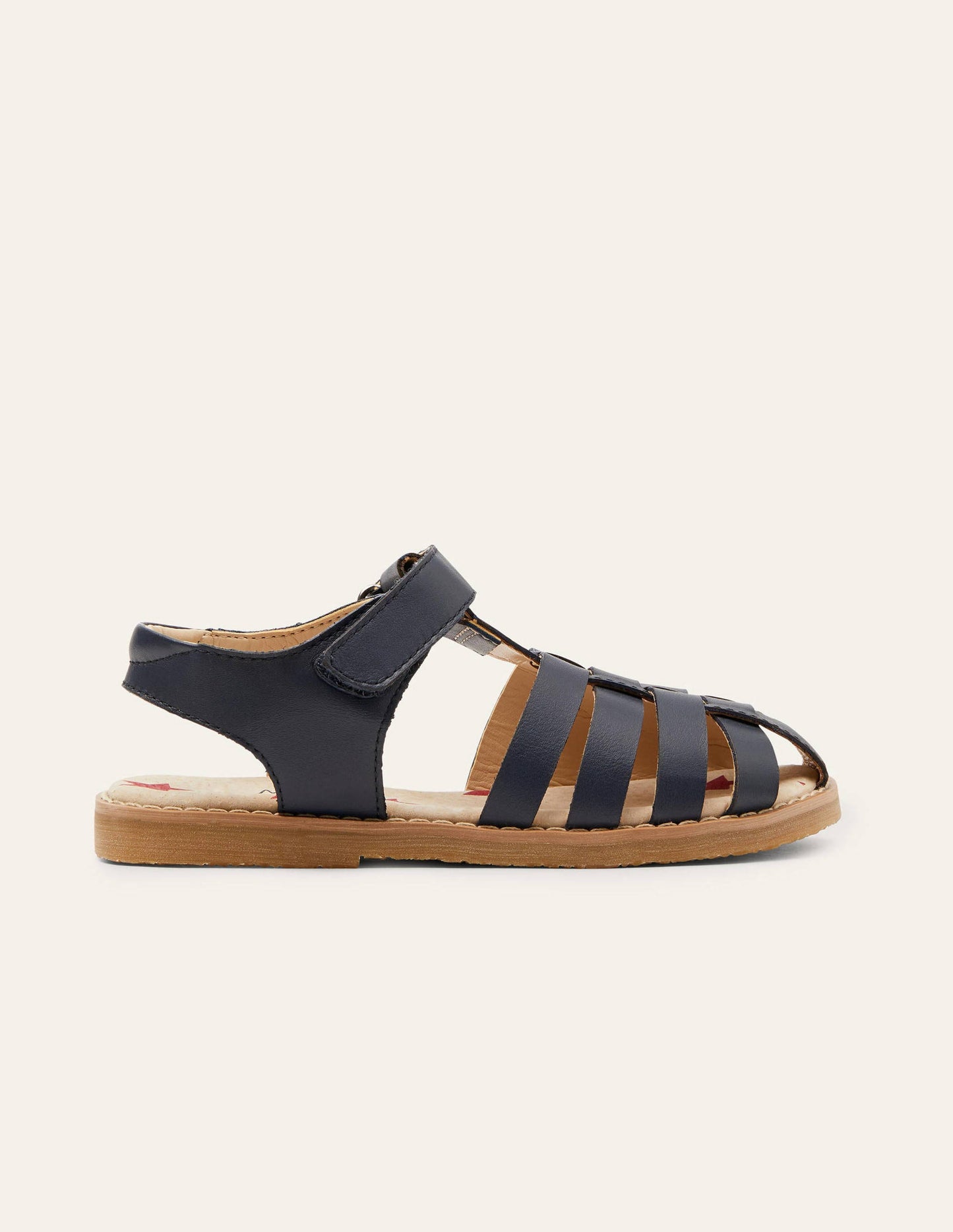 Ledersandalen-Schuluniform-Navy