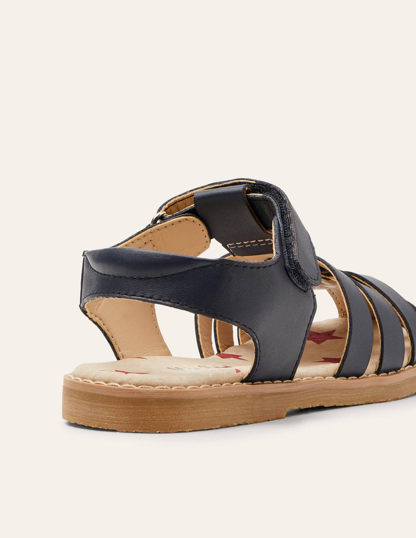 Ledersandalen-Schuluniform-Navy
