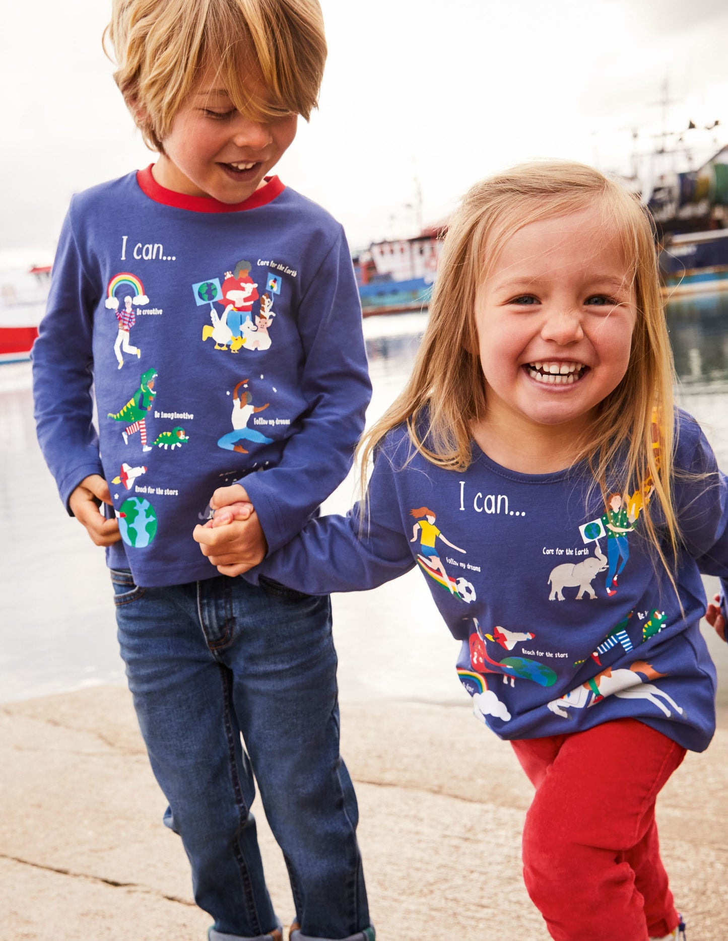 T-Shirt mit lustigen Fakten-Segelblau, When I Grow Up