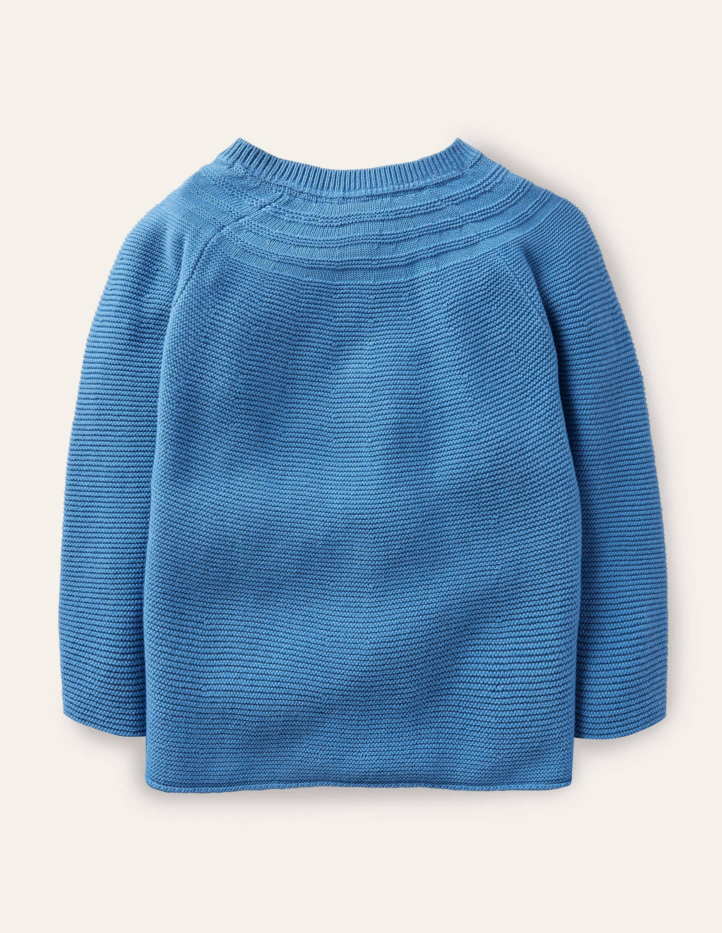 Cotton Cashmere Mix Cardigan-Elizabethan Blue