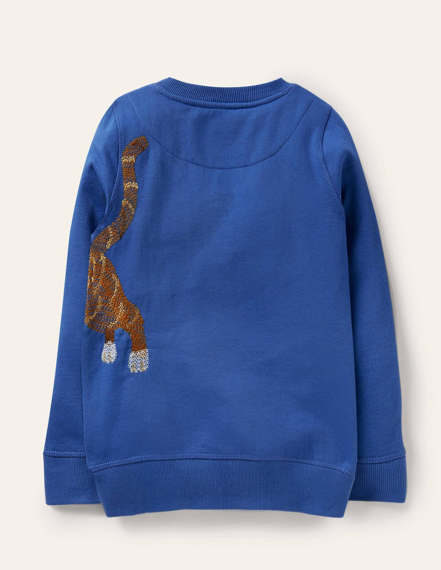Sweatshirt mit Superstitch-Elisabethanisches Blau, Kätzchen