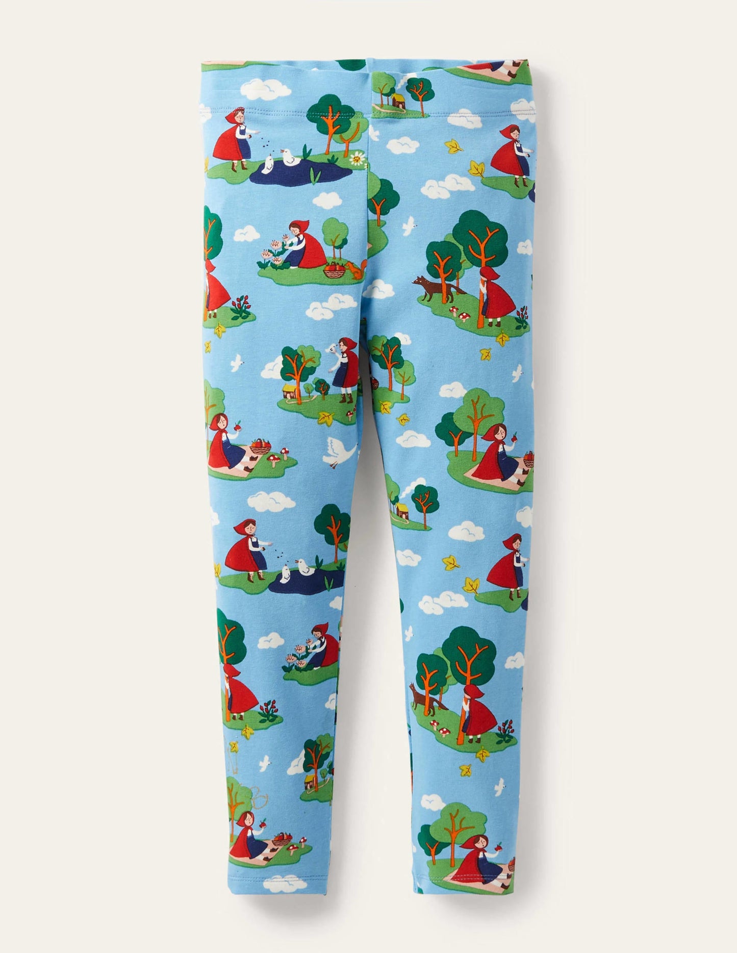Fröhliche Leggings-Surfbrett-Blau, Rotkäppchen