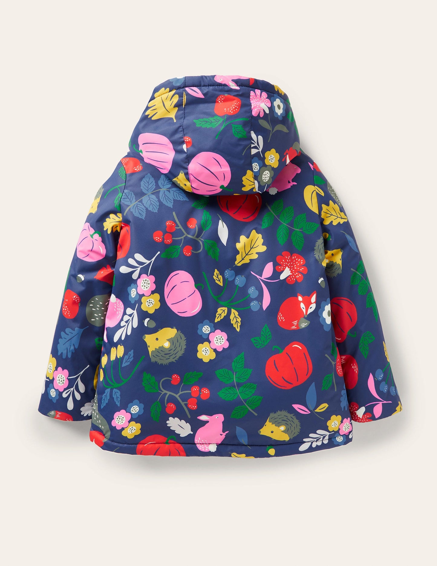 Anorak mit Sherpa-Futter-Segelblau, Waldfreunde