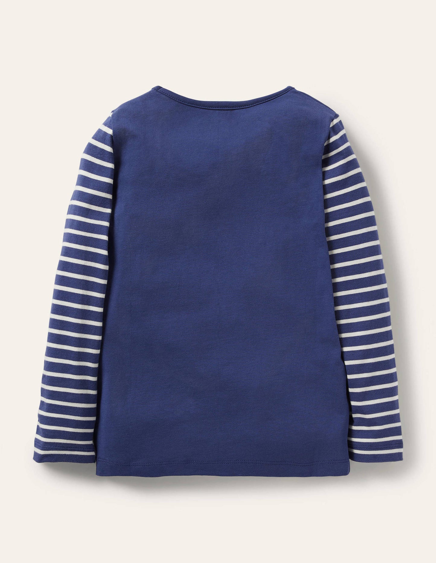 Mustermix-T-Shirt mit Tiermotiv-Segelblau, Schal