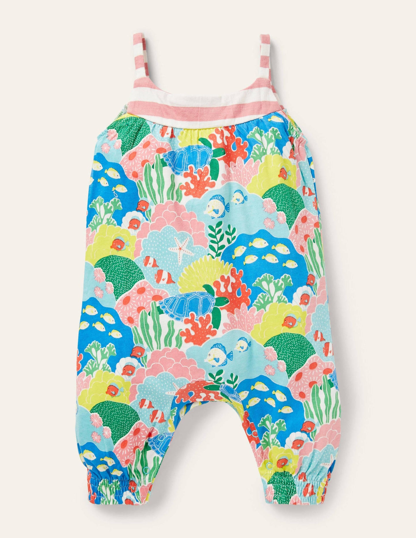 Jerseystrampler mit Mustermix-Bunt, Korallenriff