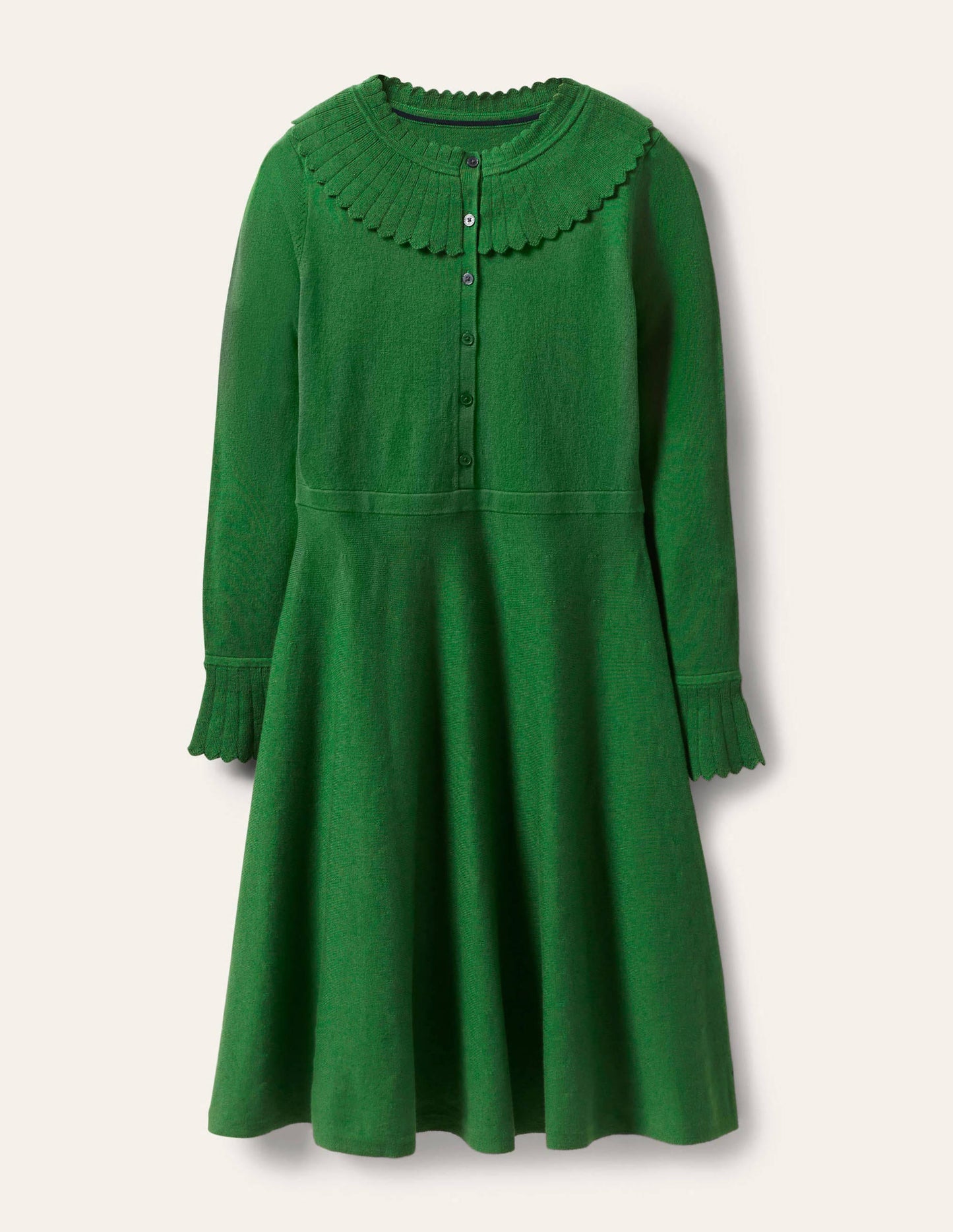 Abercorn Strickkleid-Tannengrün