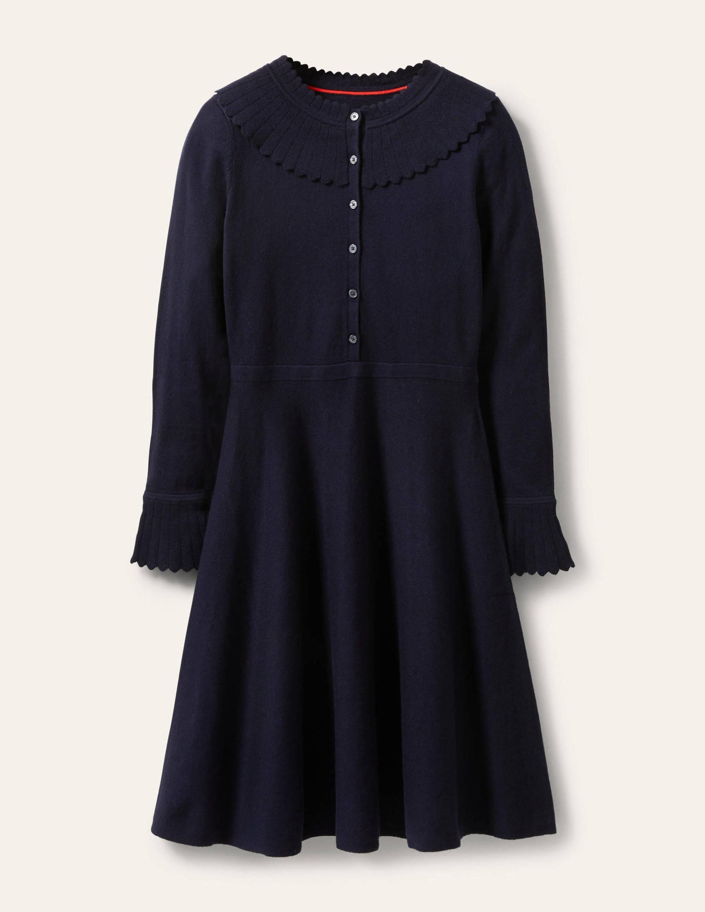 Abercorn Strickkleid-Marineblau