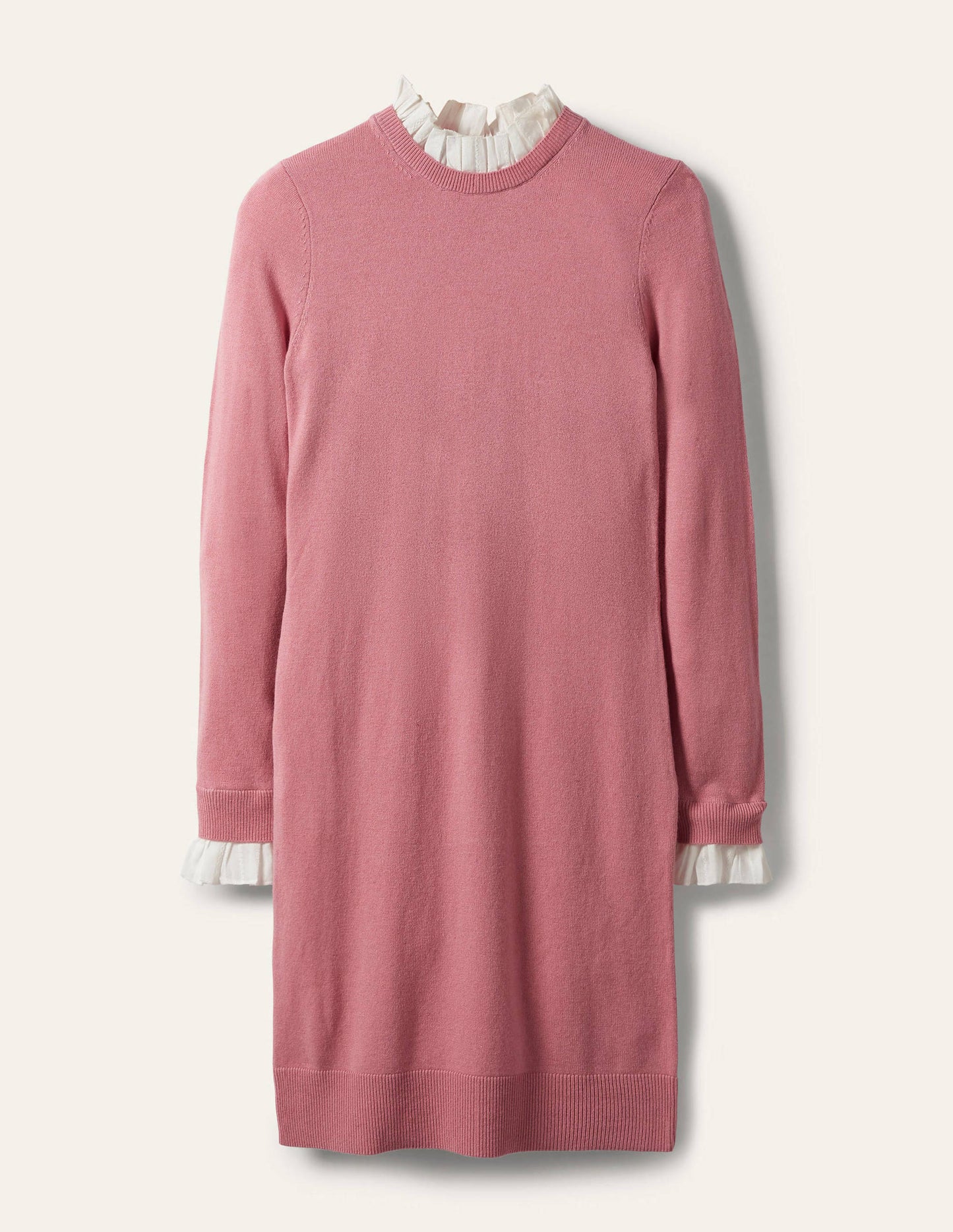 Robe Beatrice en maille-Rose formica