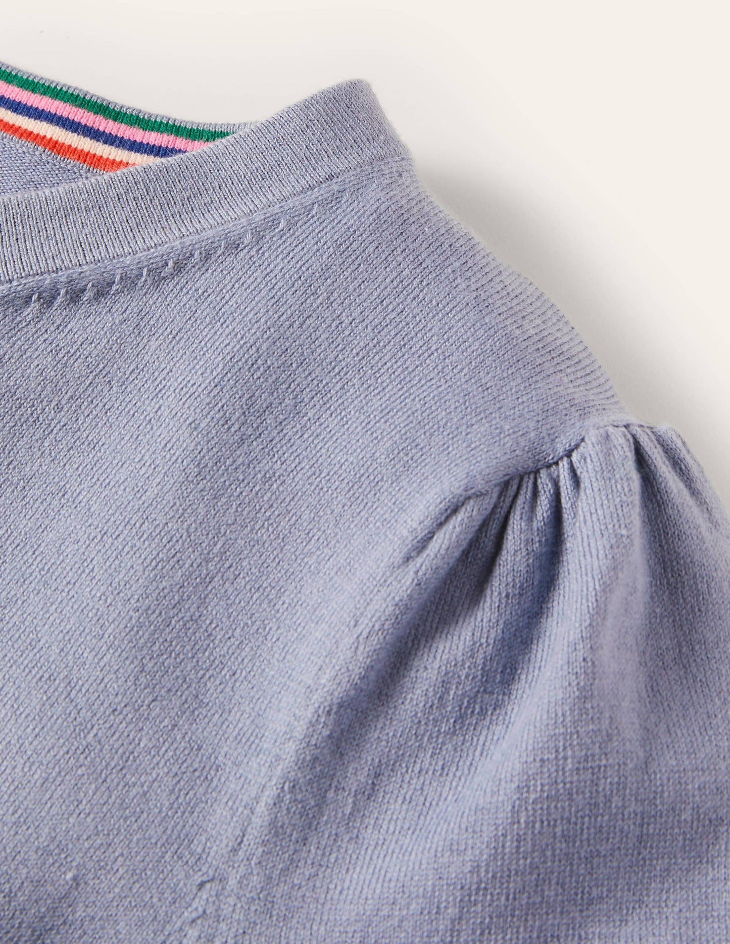 Cotton Crew Neck Cardigan-River