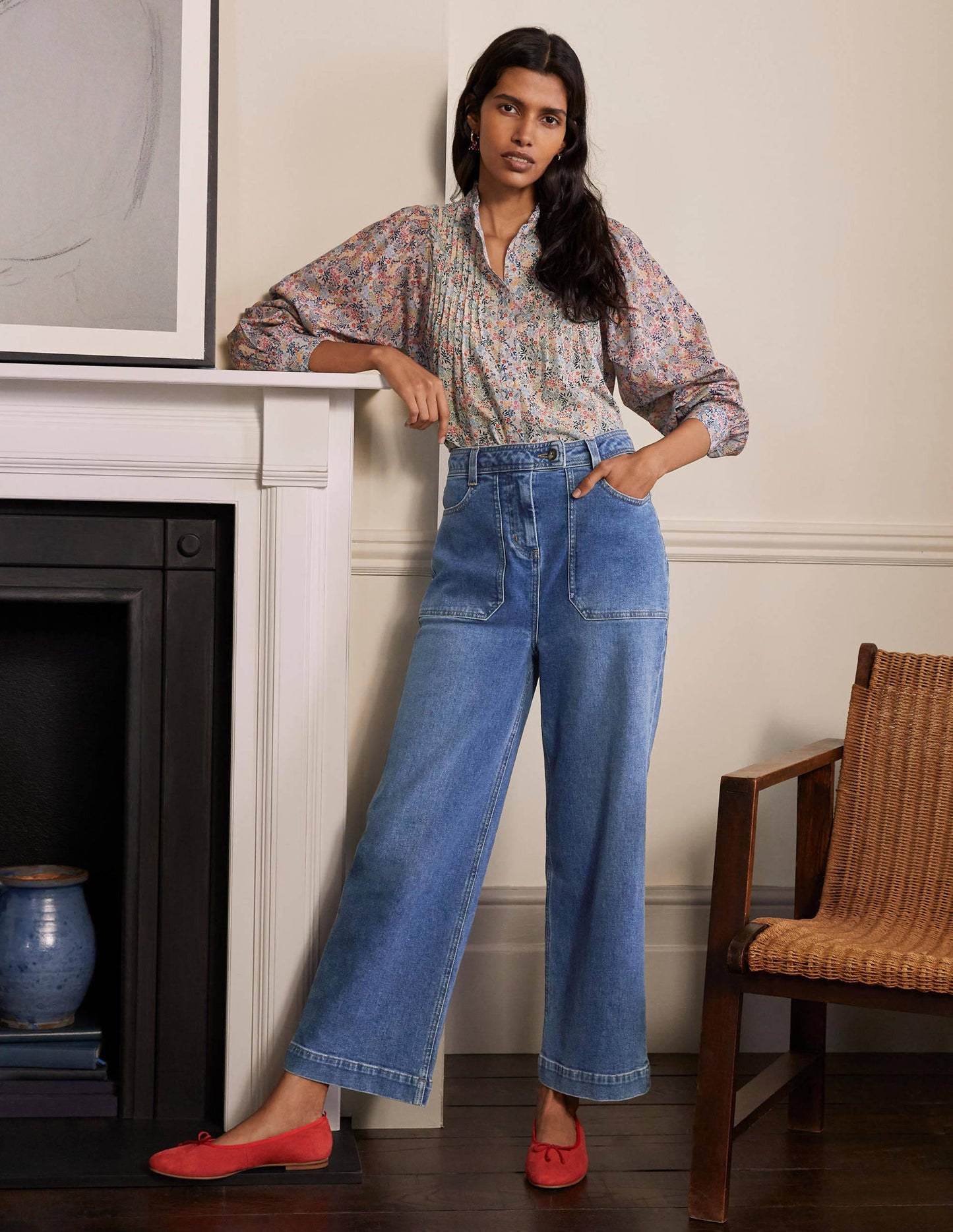 Cavendish Hose-Helles Vintageblau