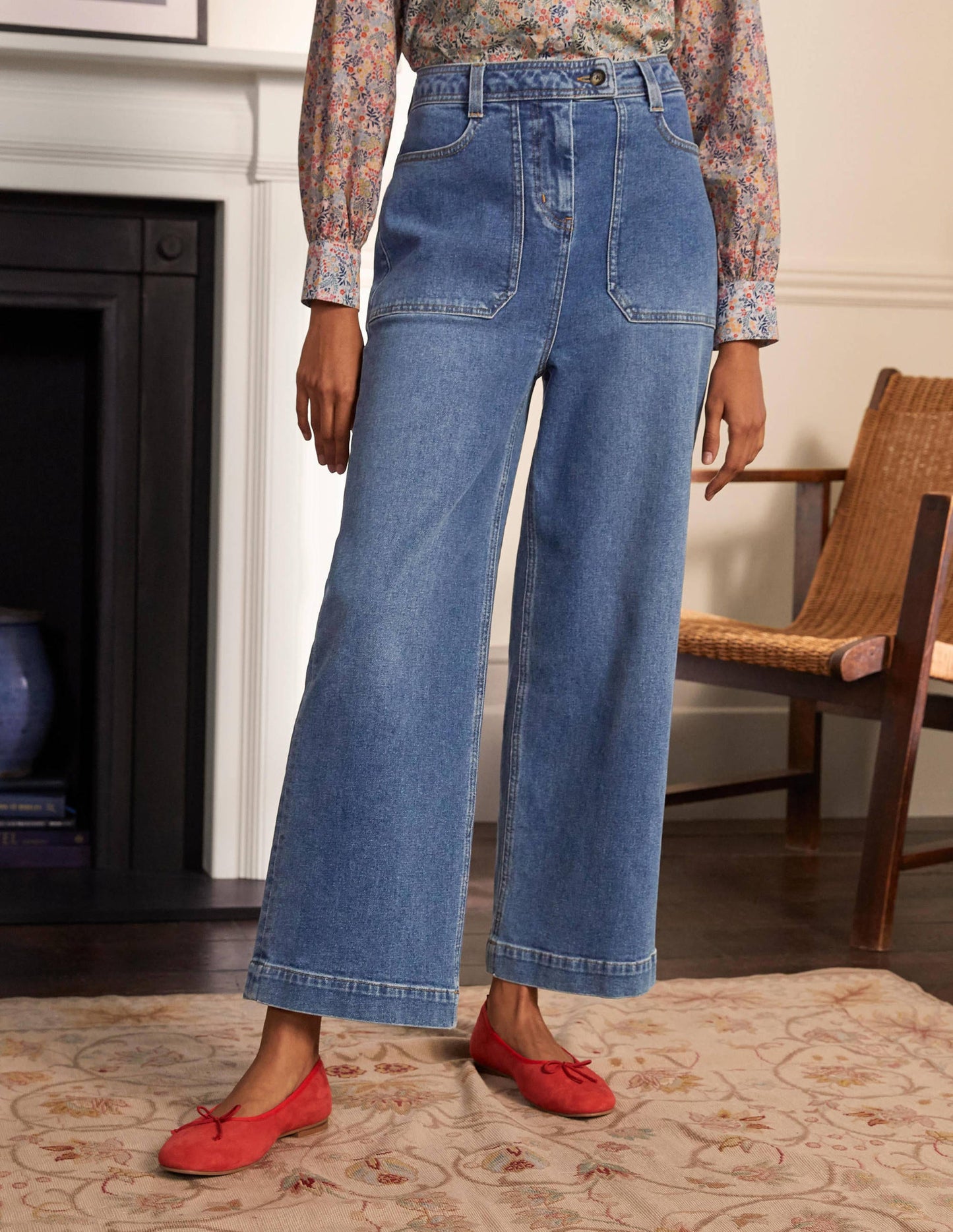 Cavendish Hose-Helles Vintageblau