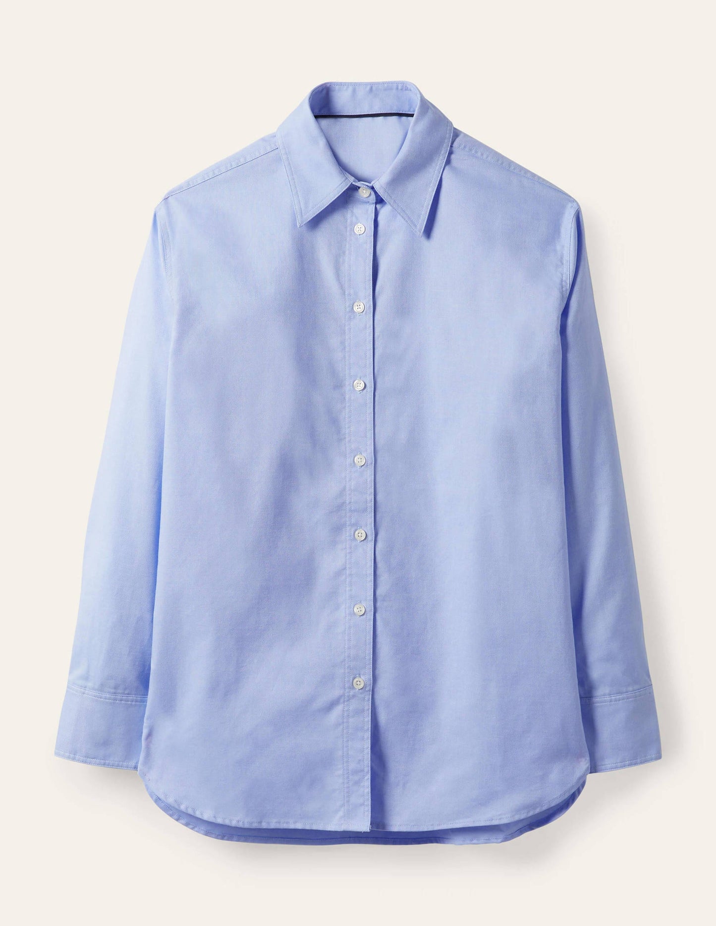 Agnes Oversize-Hemd-Blau, Oxford