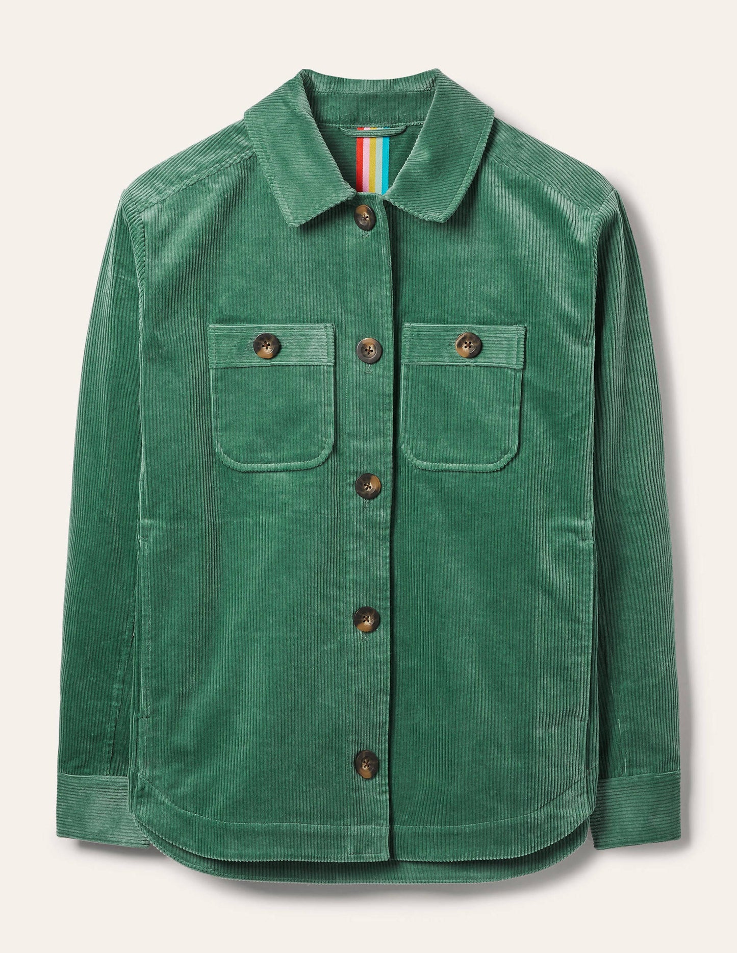 Cord-Hemdjacke-Salbeigrün