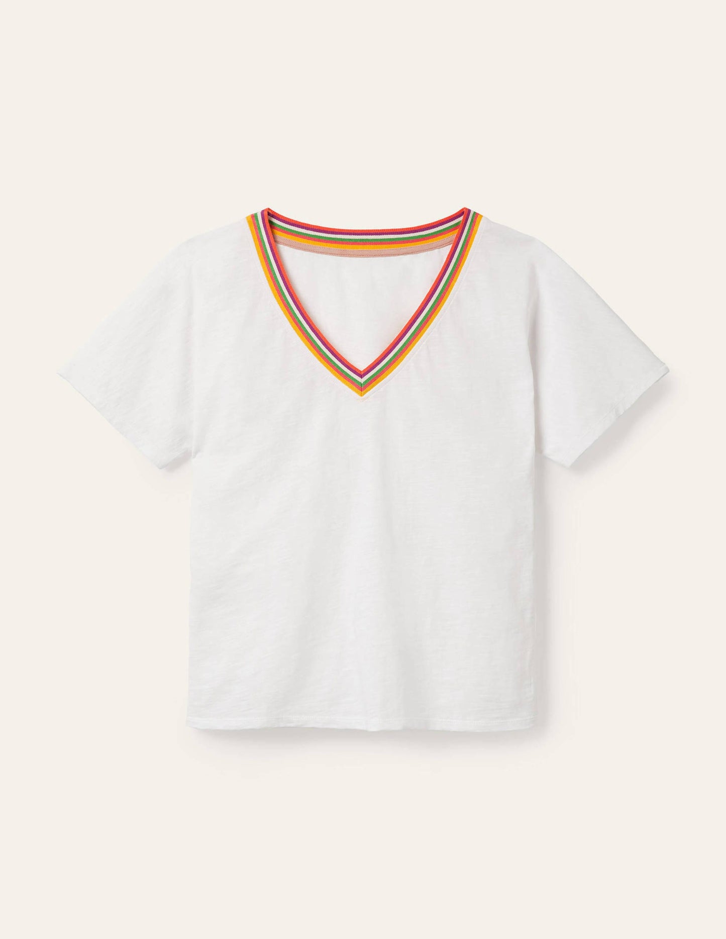 Top Beatrice en jersey-Blanc