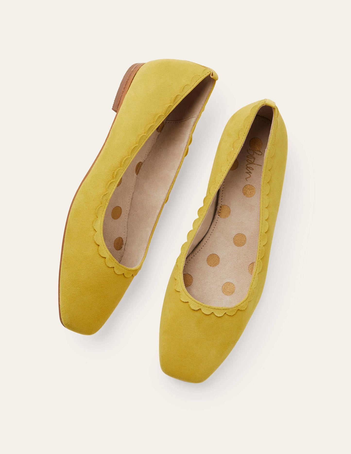 Olive Ballerinas-Schwefelgelb