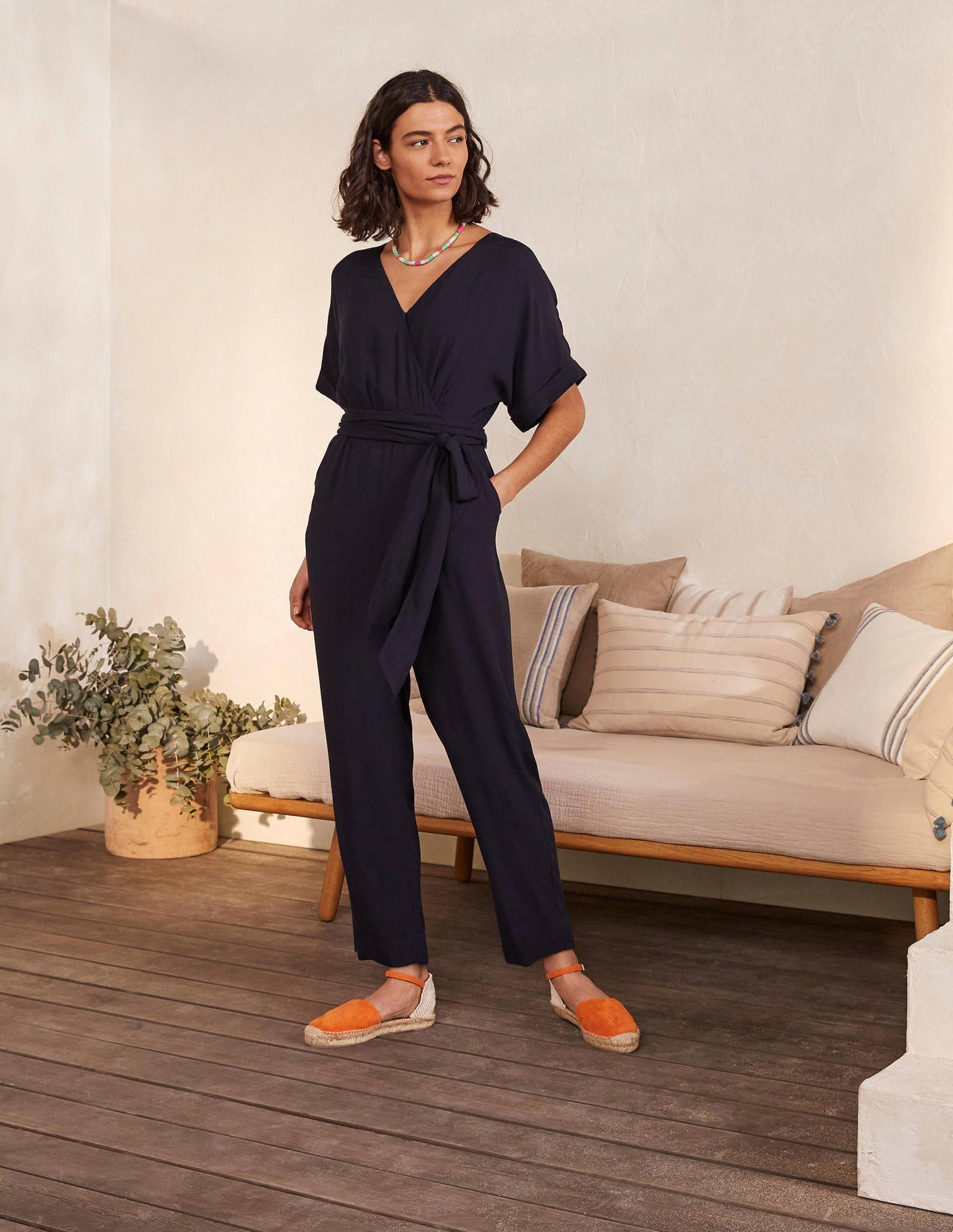 Alice Wickel-Jumpsuit-Marineblau