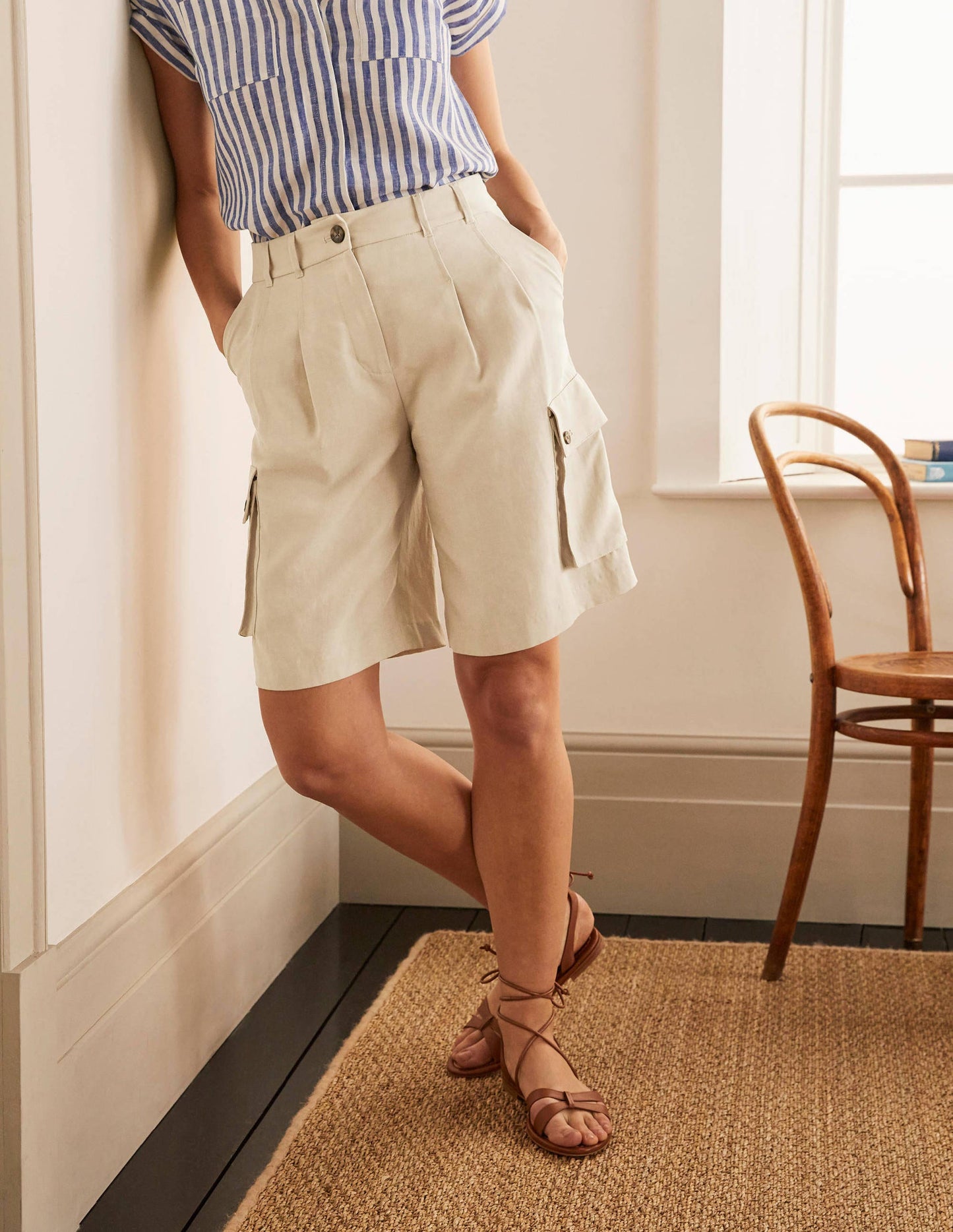 Ailesbury Cargoshorts-Sandbraun