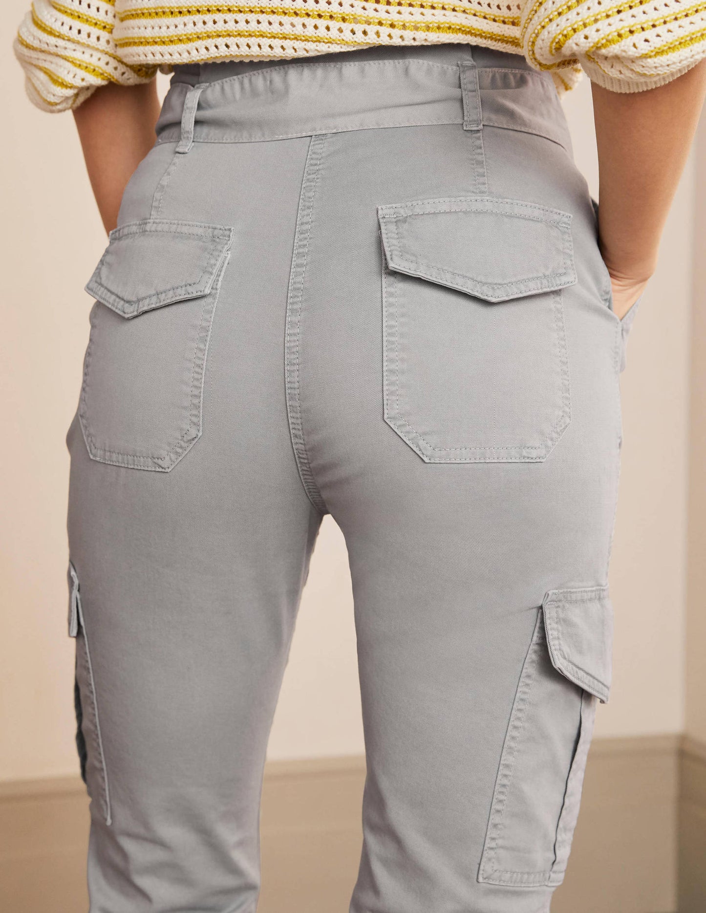 Utility-Cargohose-Kiesgrau