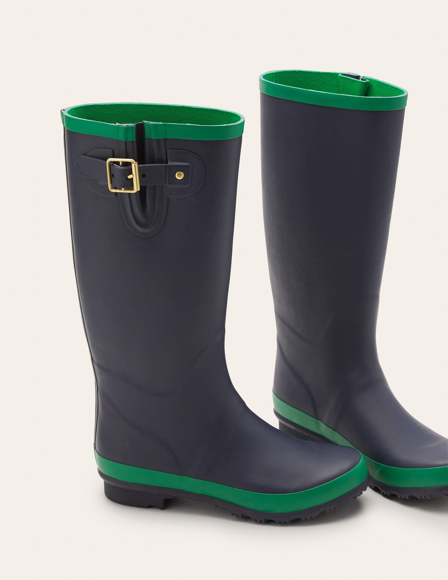 Gummistiefel-Navy/Schottengrün
