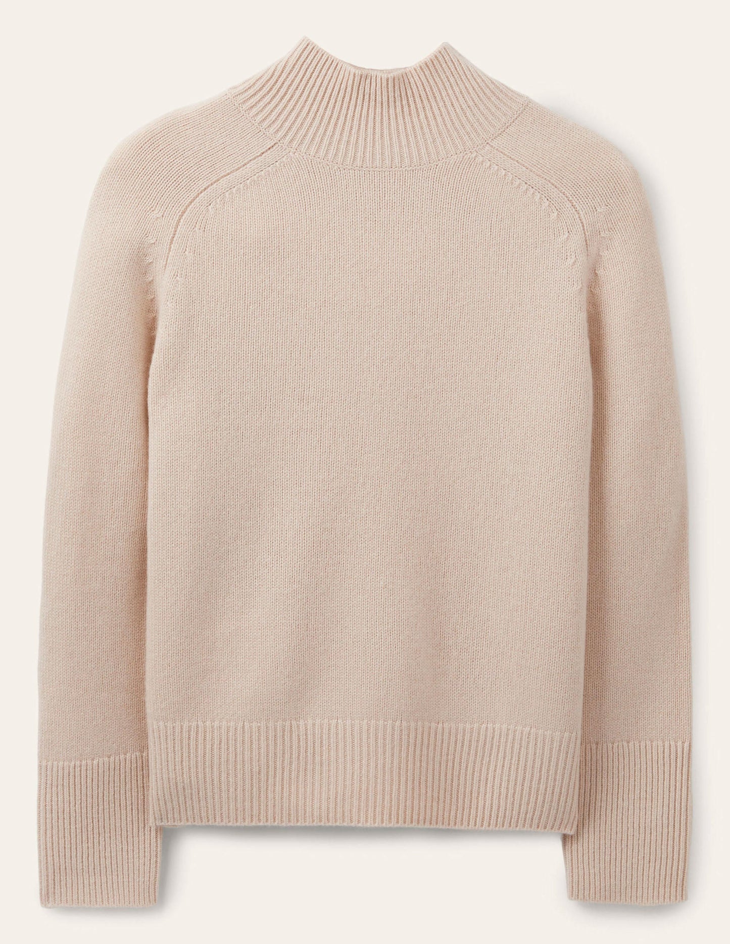 Anna Kaschmirpullover-Warmes Naturweiß