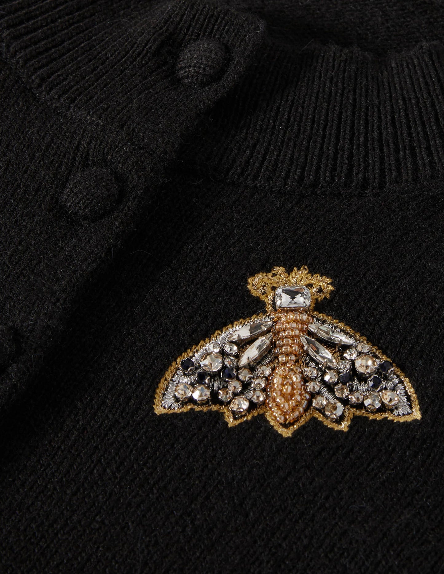 Gilet ornementé-Noir