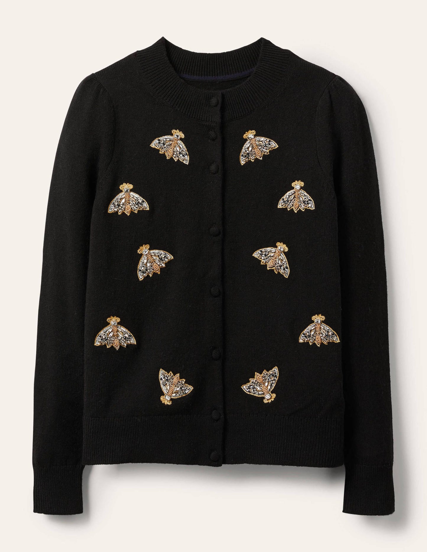 Gilet ornementé-Noir