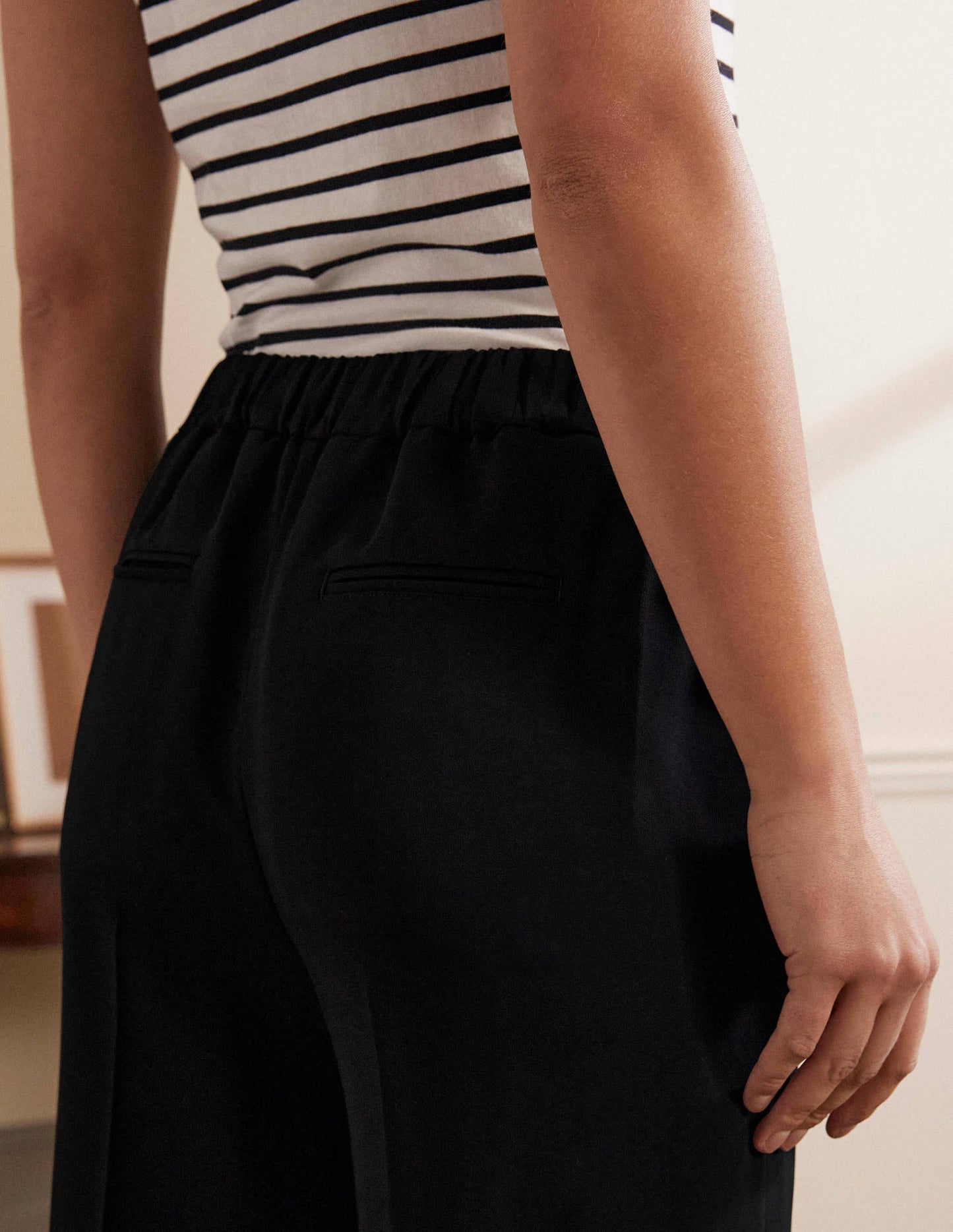 Albermarle Hose mit weitem Bein-Schwarz