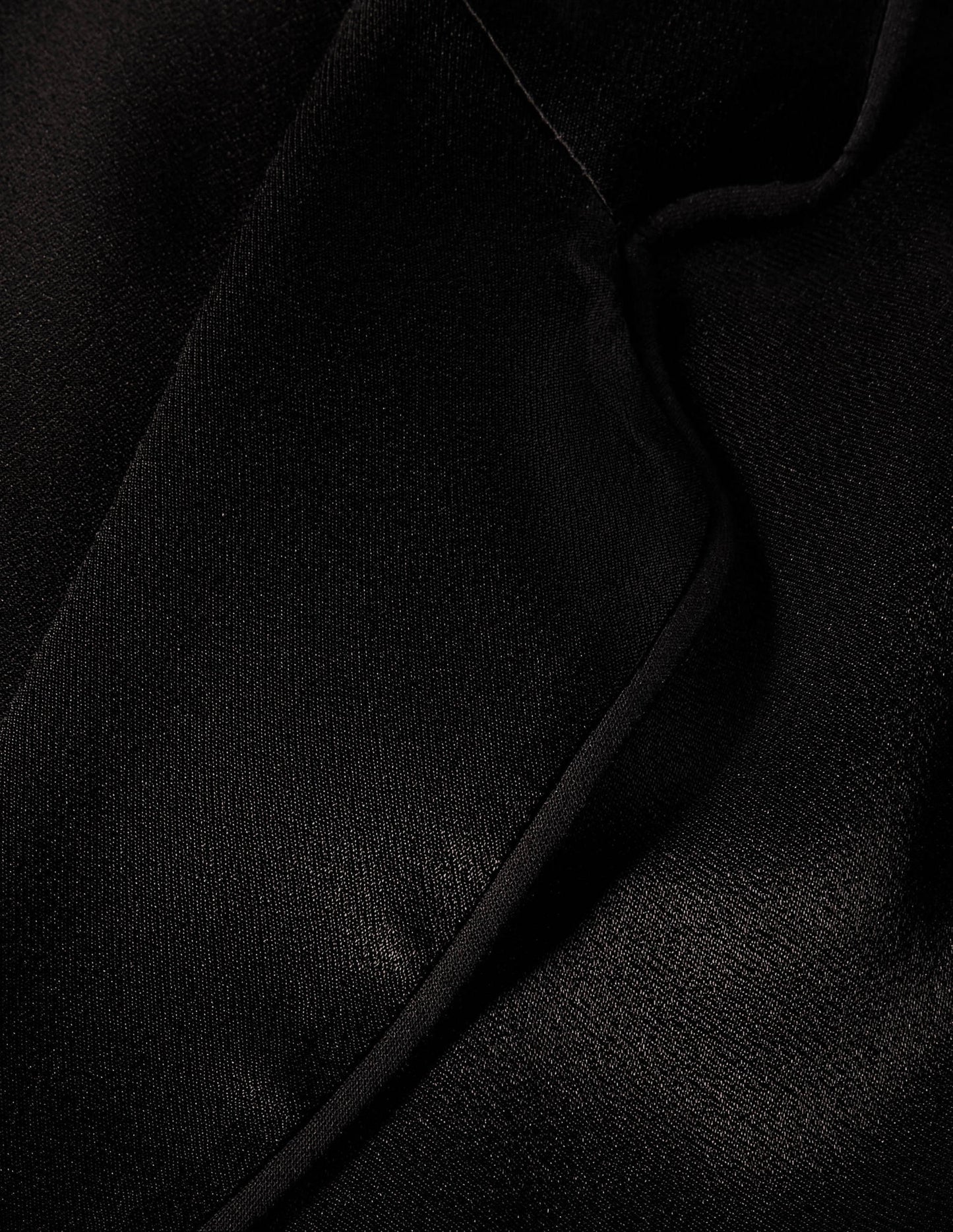 7/8-Jumpsuit mit Kragendetail-Schwarz