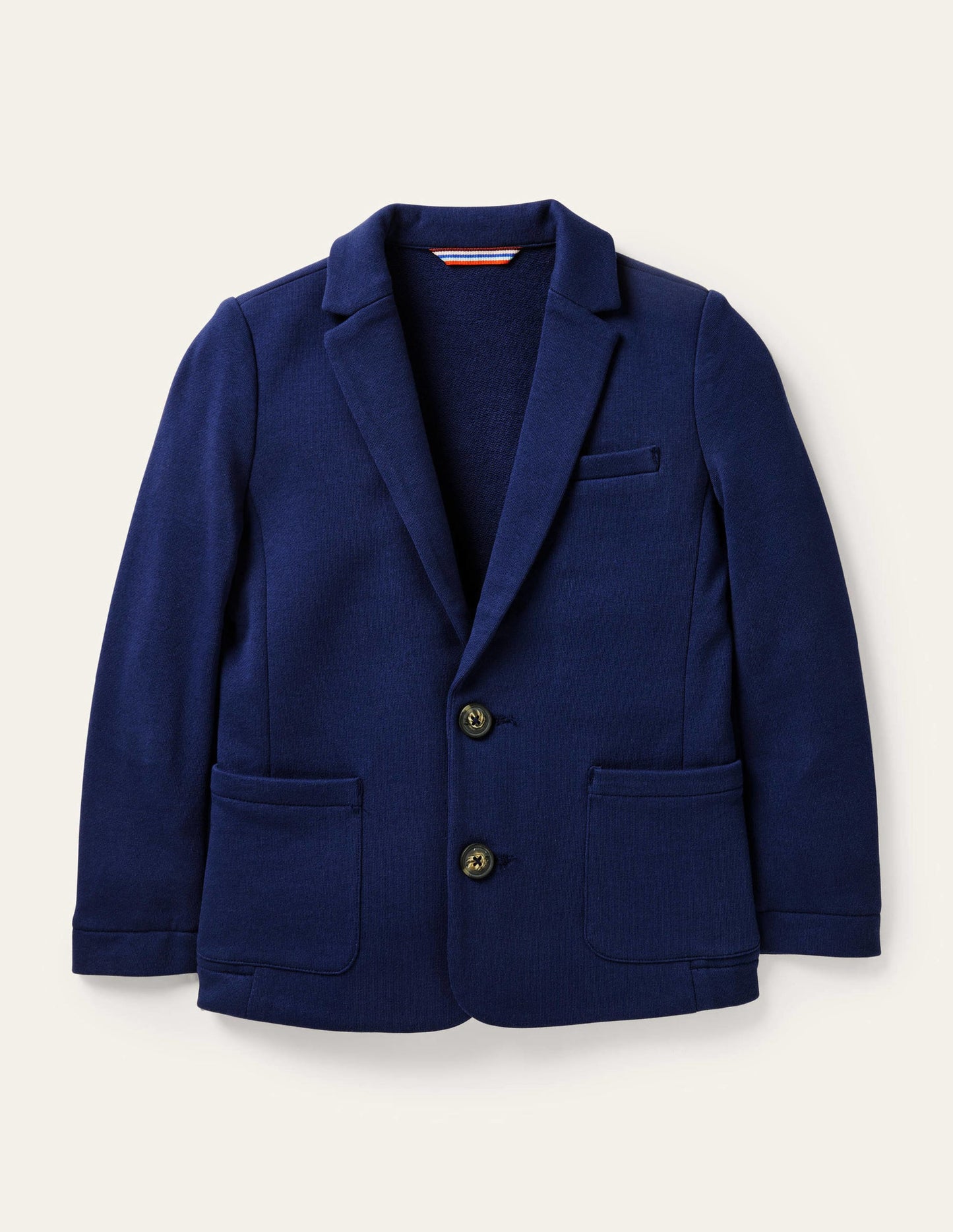 Jersey-Blazer-Marineblau