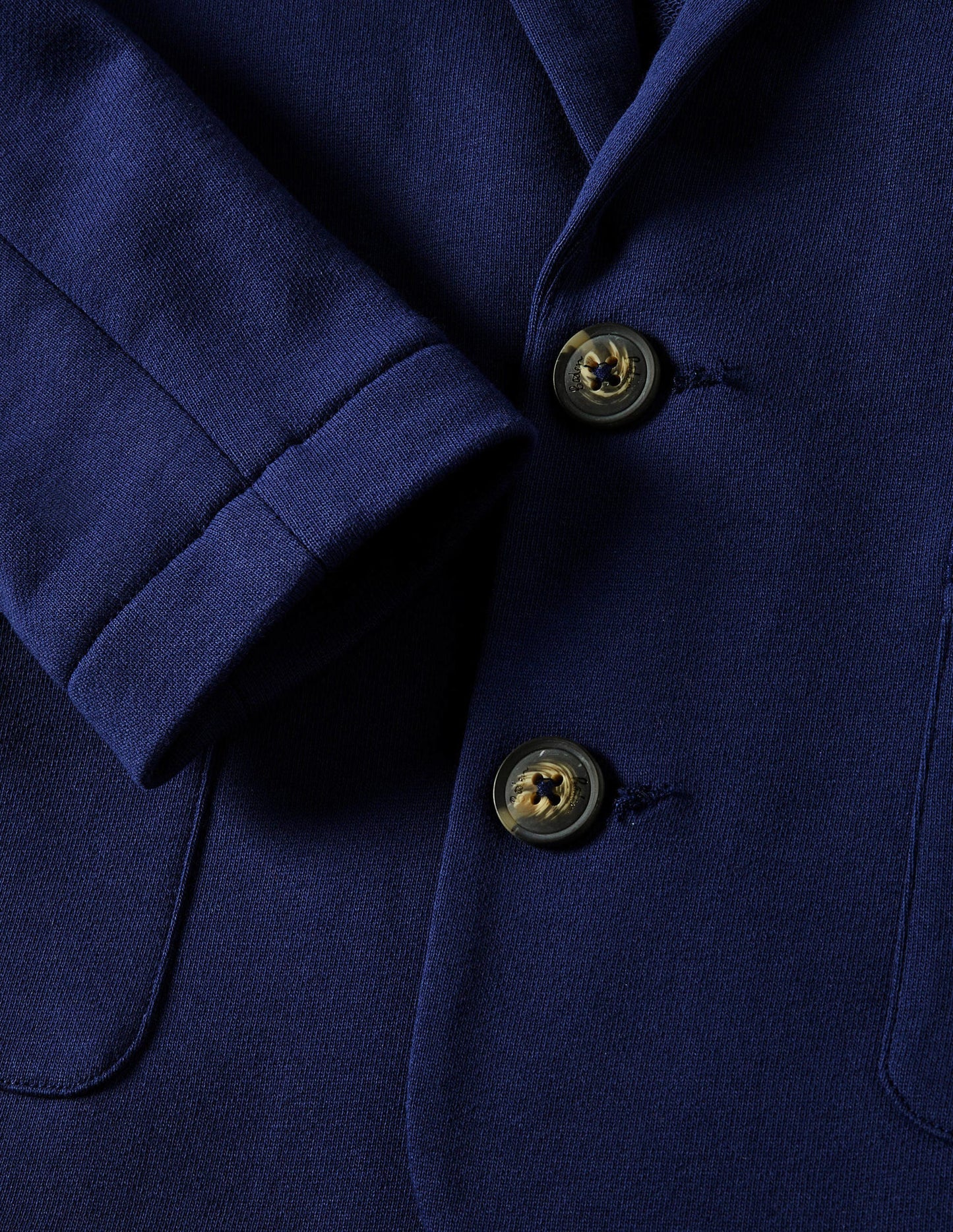 Jersey-Blazer-Marineblau