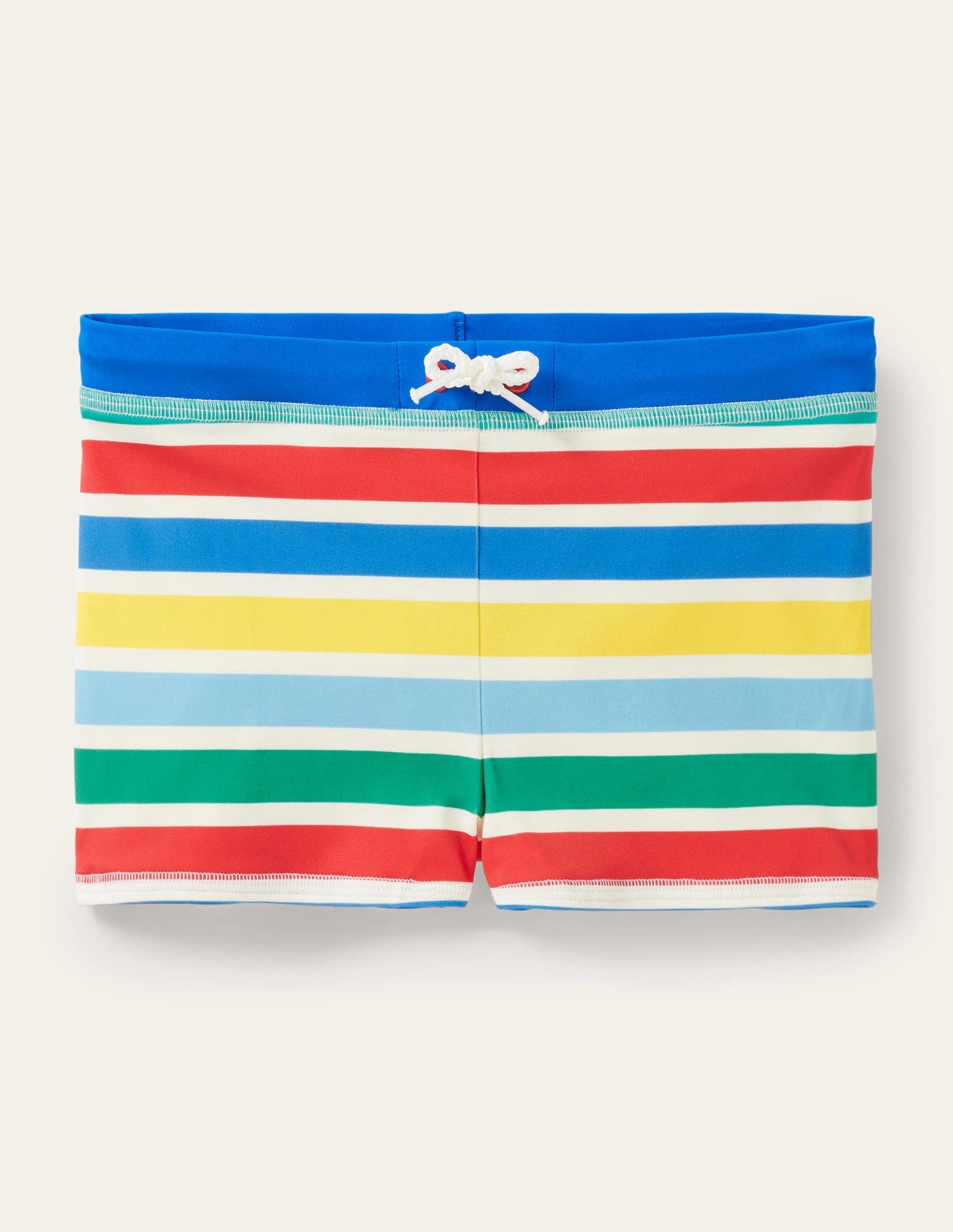 Badehose-Regenbogenfarben, Gestreift
