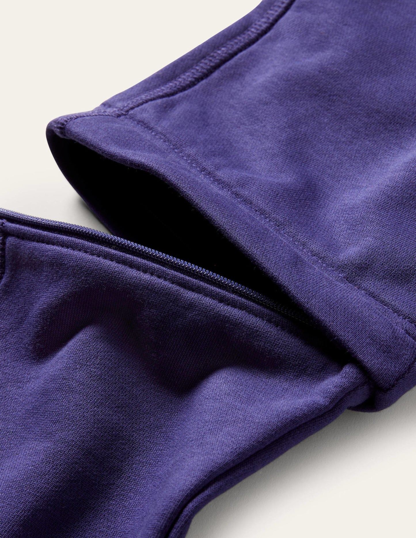 Techno-Jogginghose aus Jersey zum Abzippen-Segelblau