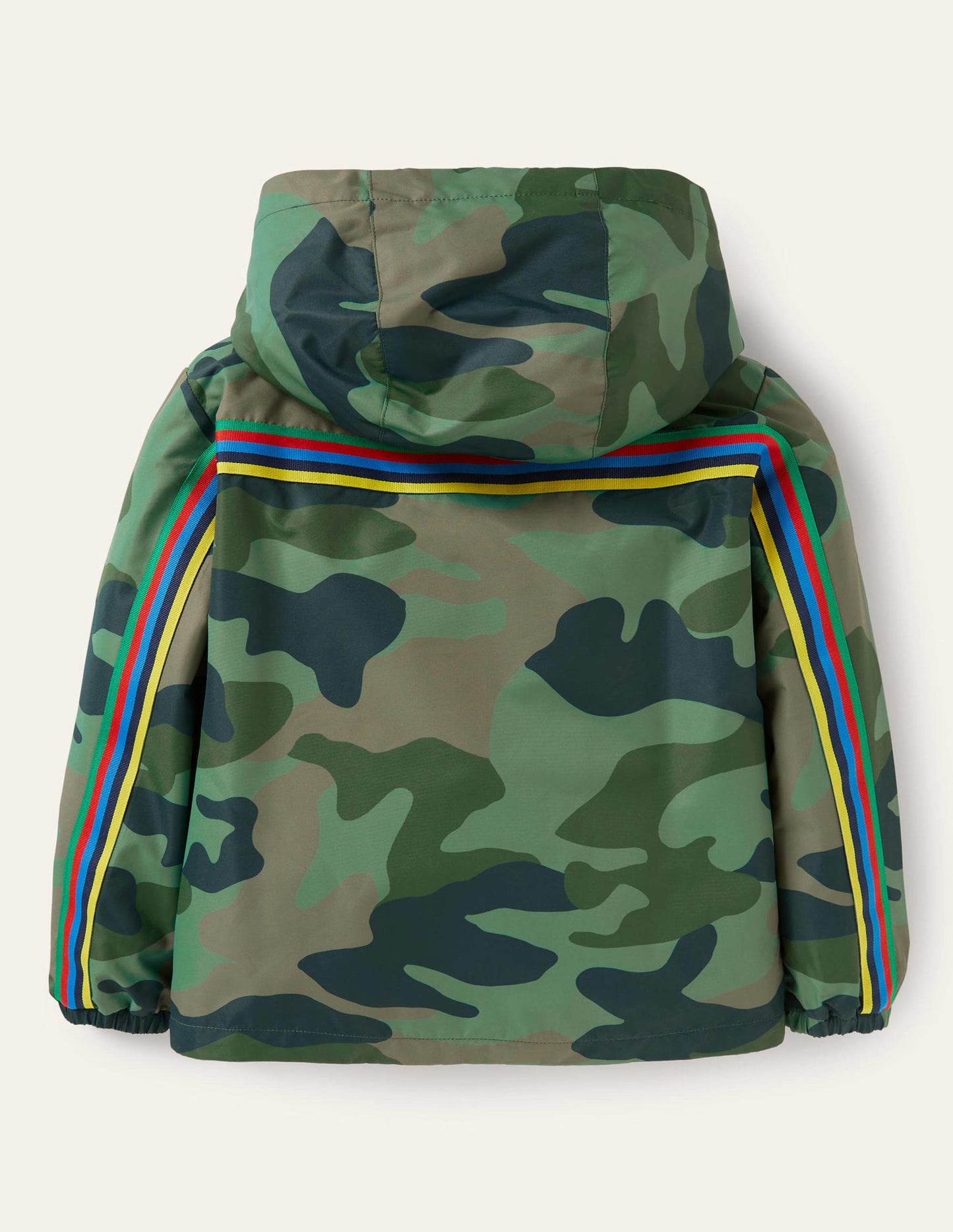 Anorak mit Jerseyfutter-Rosmaringrün, Camouflage
