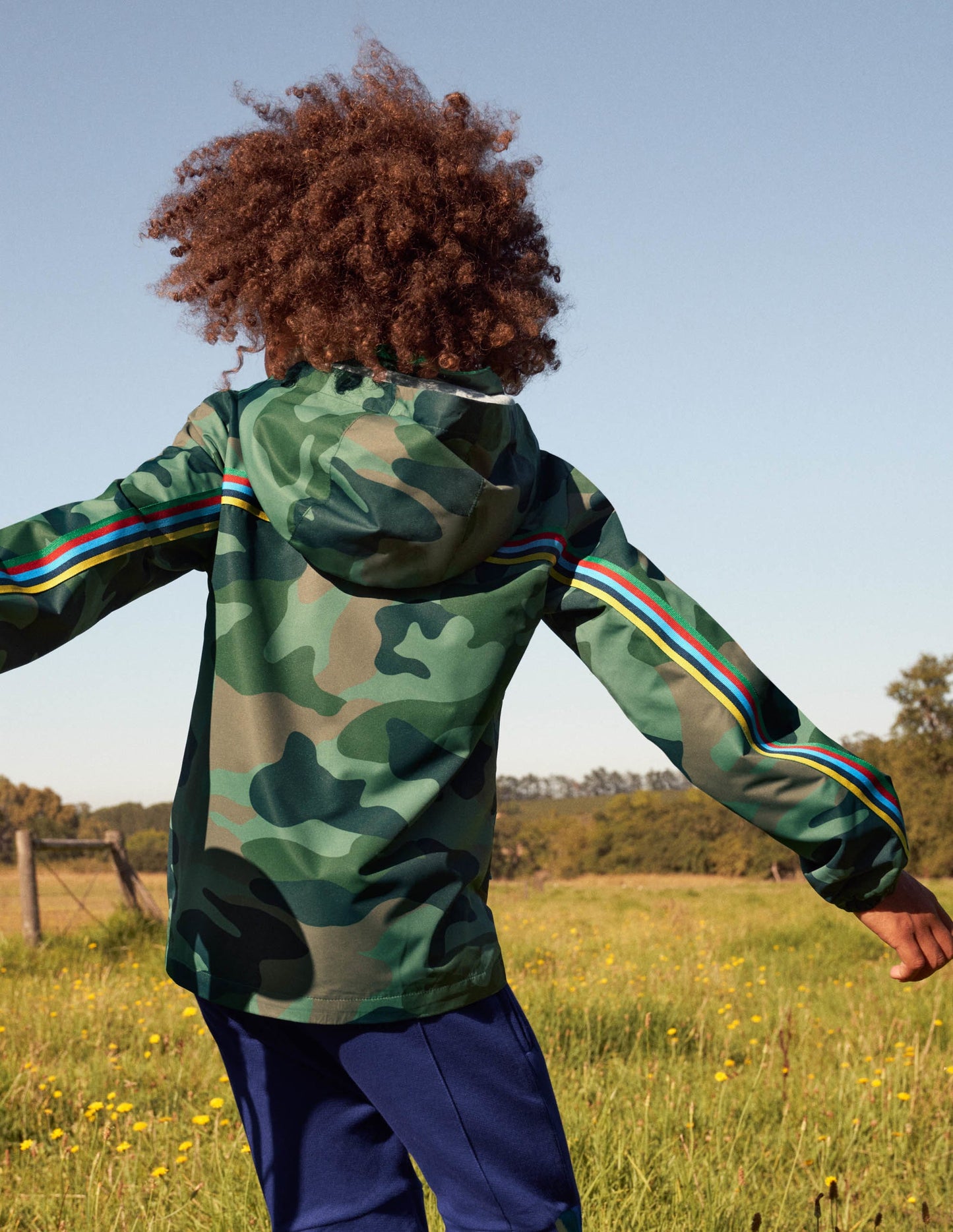 Anorak mit Jerseyfutter-Rosmaringrün, Camouflage