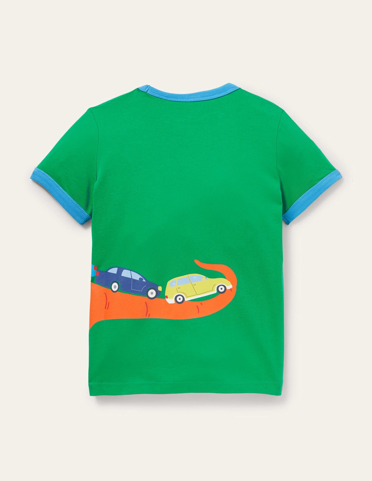 T-Shirt mit lehrreichem Motiv-Schottengrün, Dinosaurier