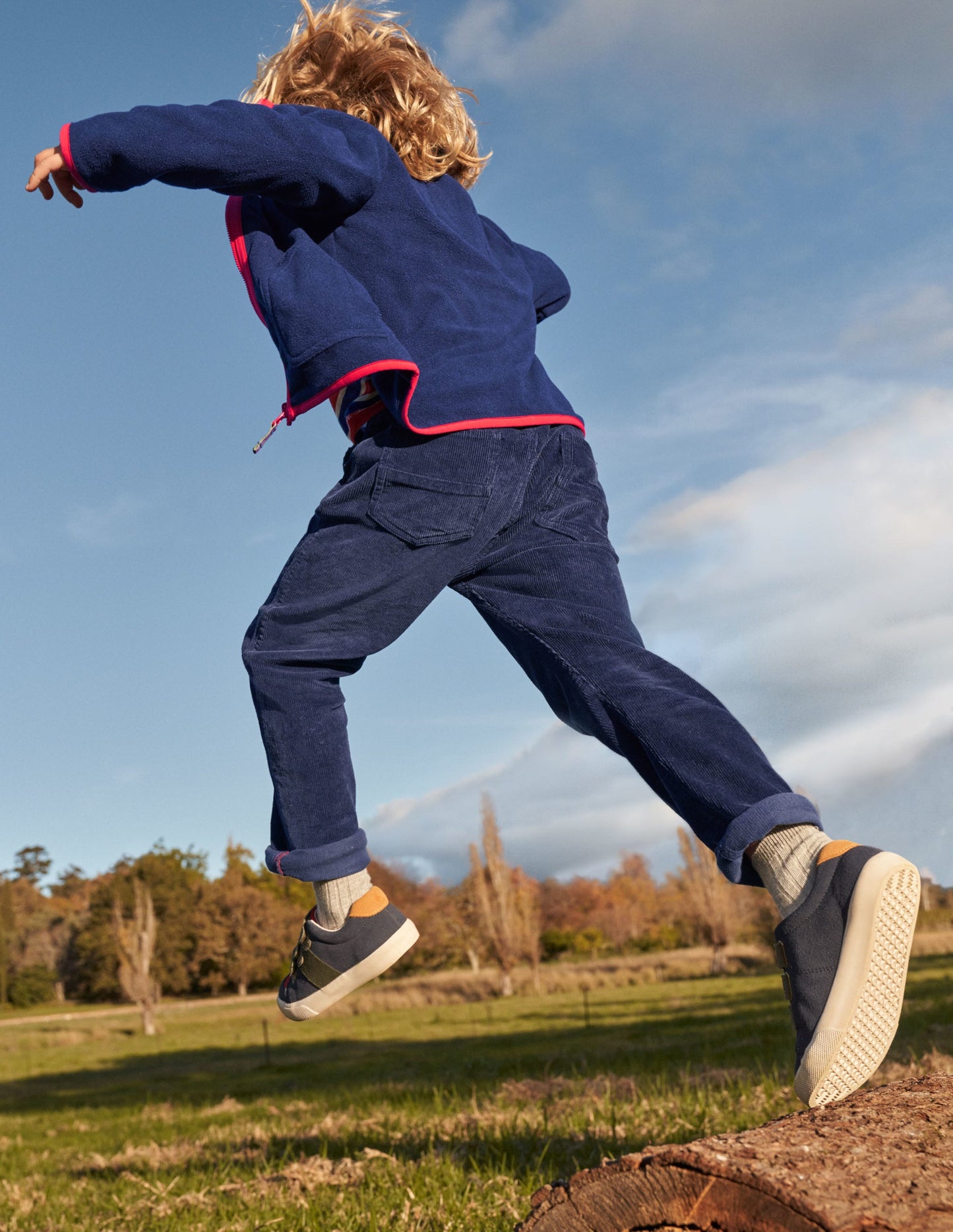 Wasserdichte 3-in-1-Jacke-Segelblau, Waldmotiv
