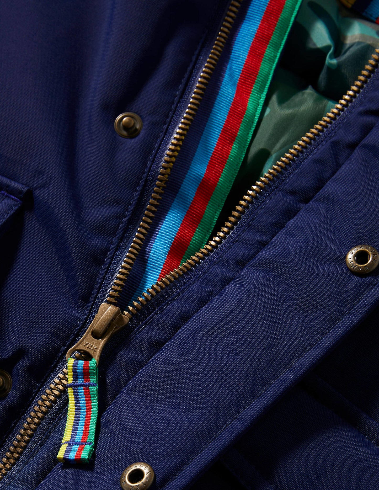 Navy Hooded Waterproof Parka-Schuluniform-Navy