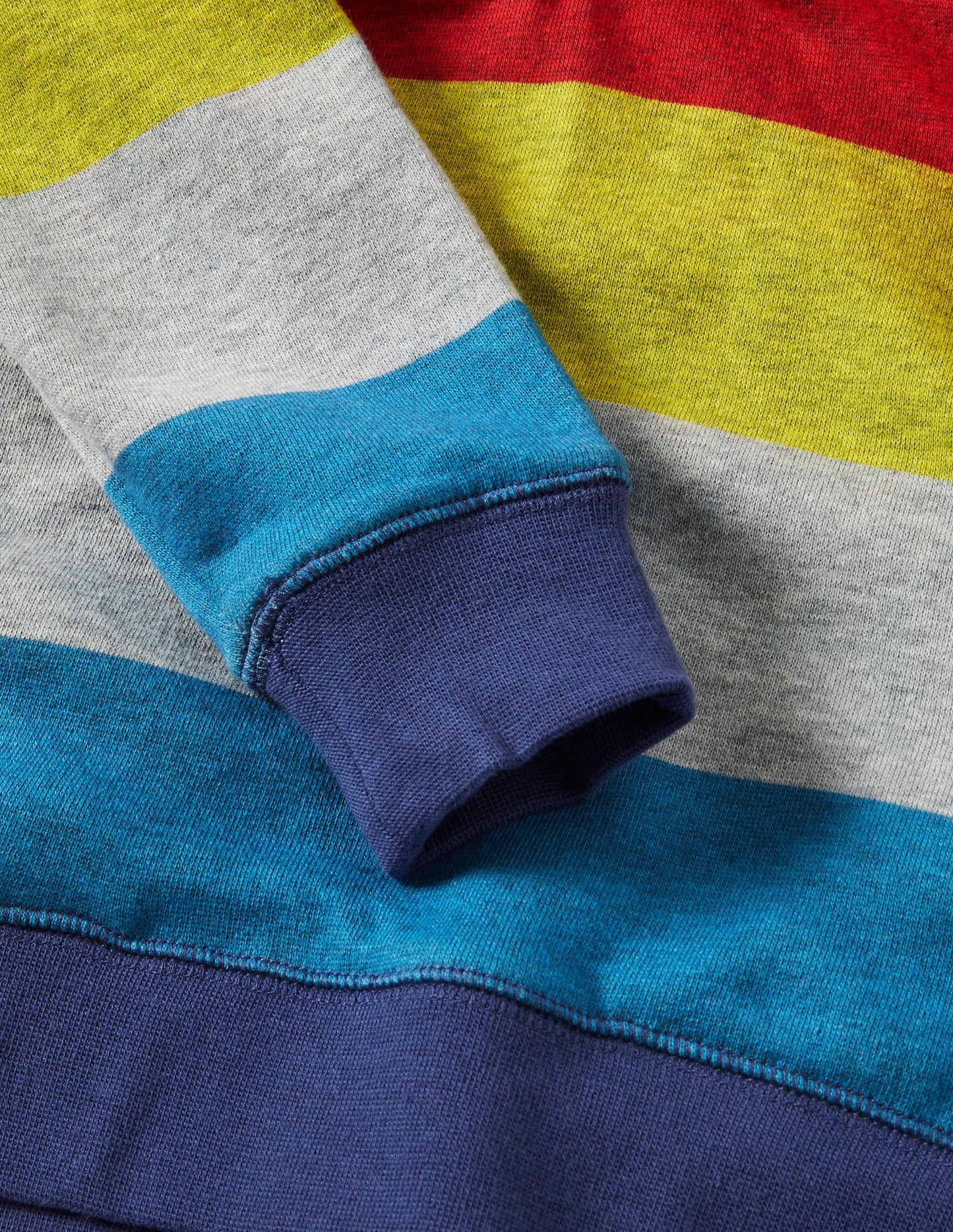 Hoodie mit Regenbogenstreifen-Bunt, Regenbogenfarben