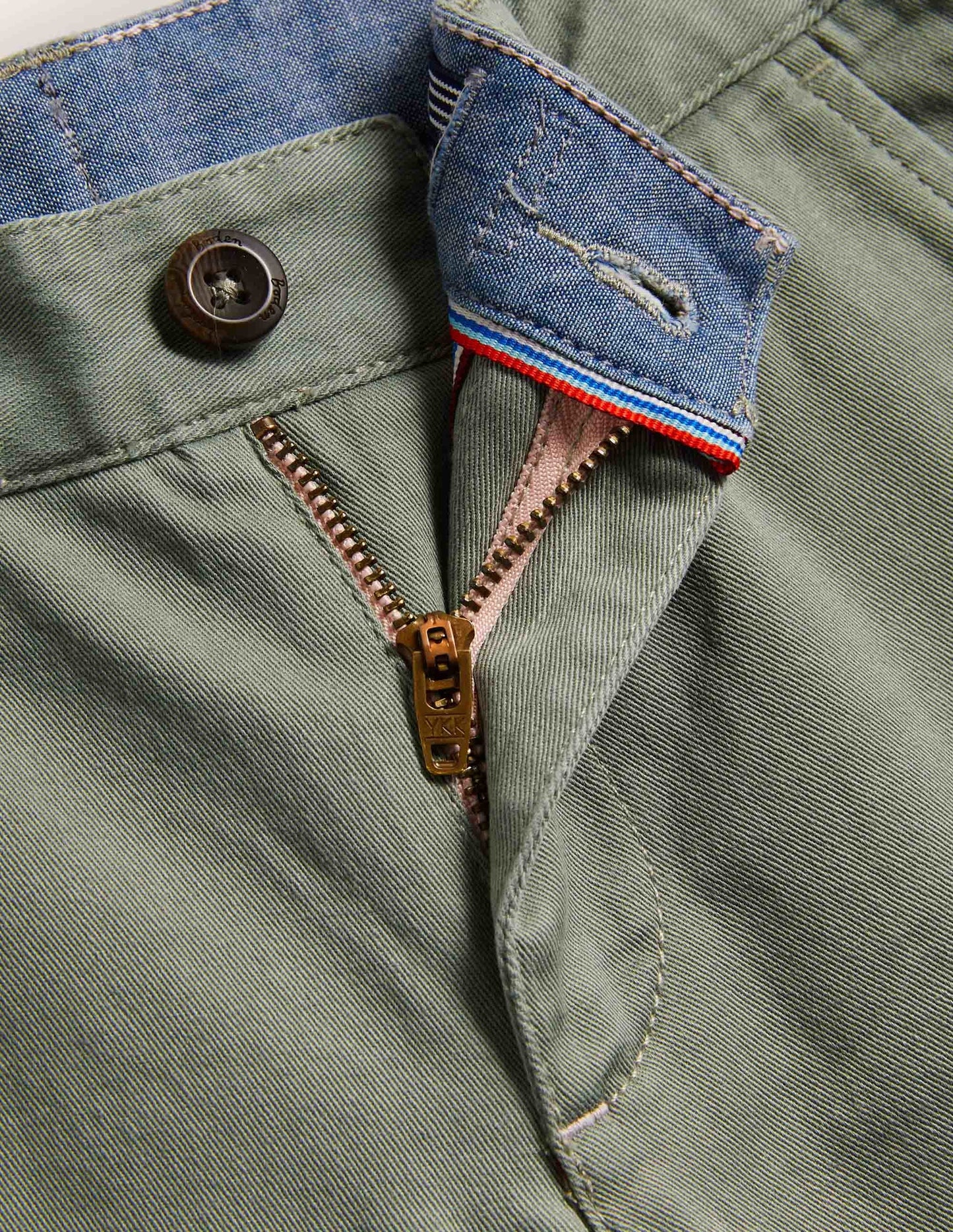 Chinohose mit Stretchanteil-Keramikgrün