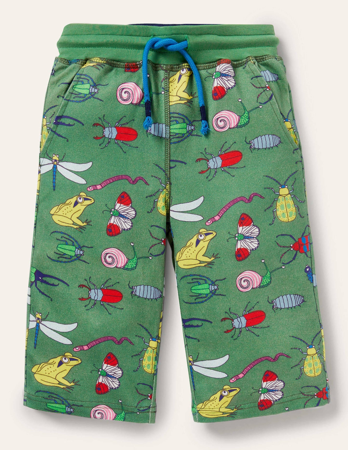 Jersey-Baggyhose-Rosmaringrün, Käfer